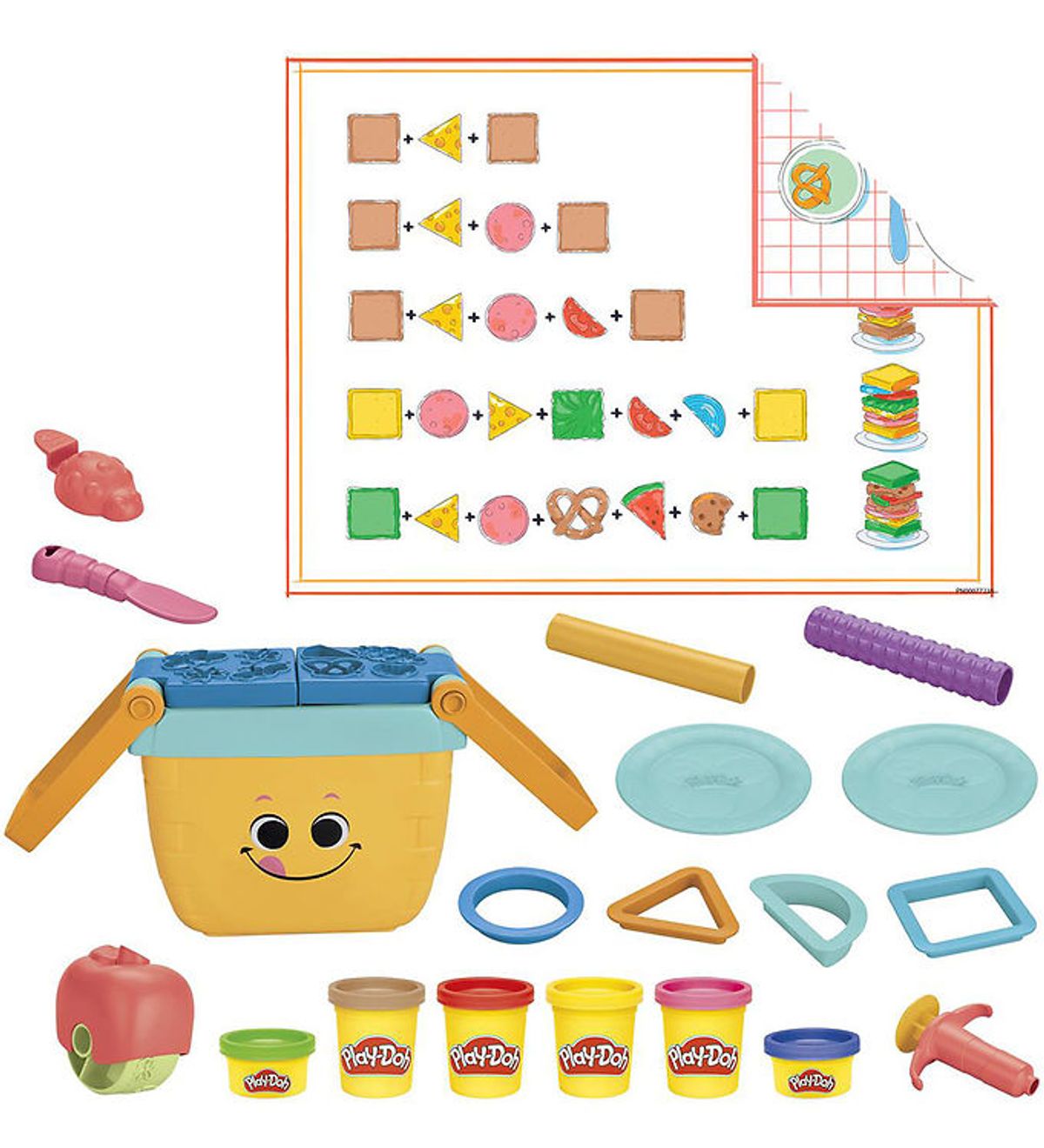 Play-Doh Modellervoks - Picnic Shapes - Starter Set