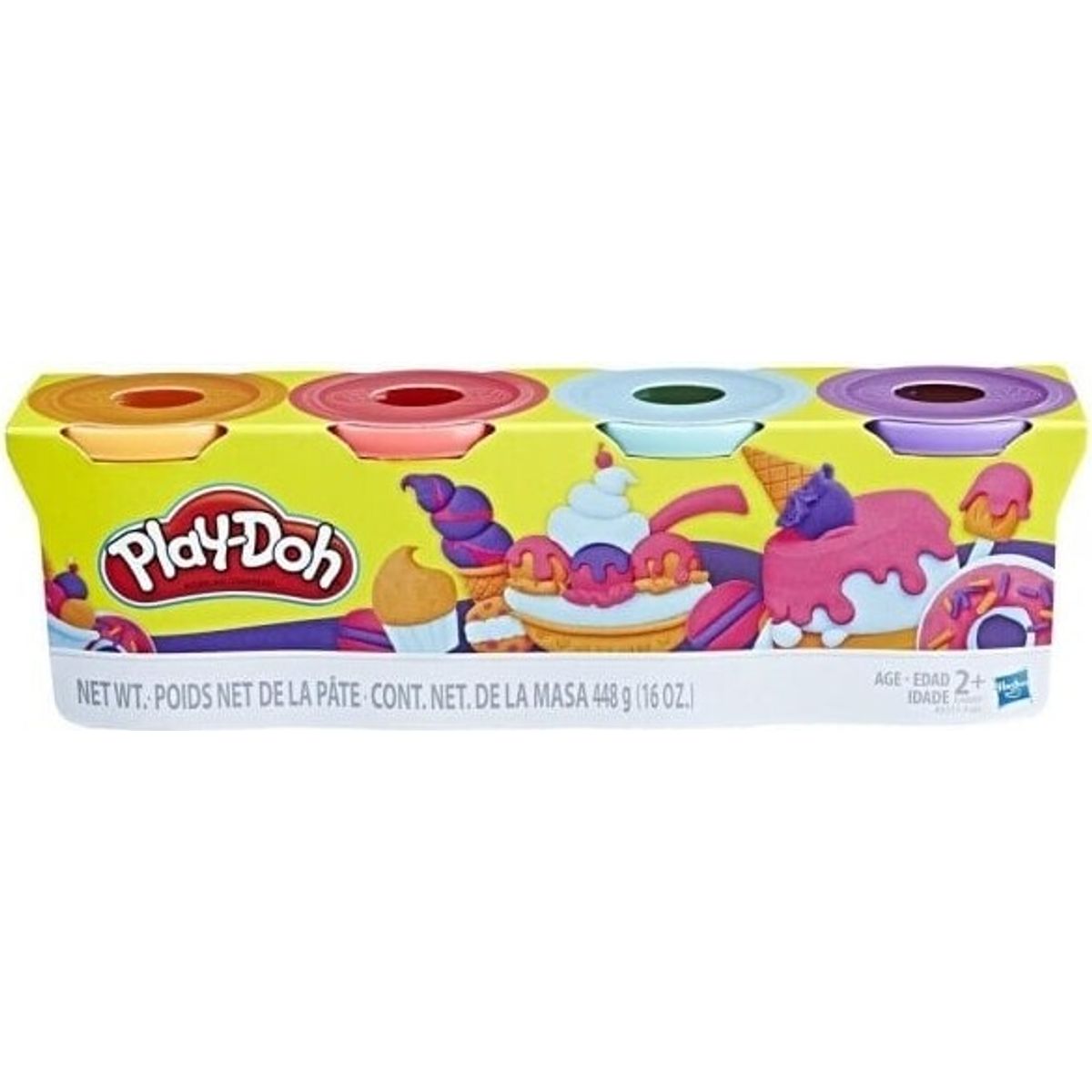 Play-doh Modellervoks - Sæt Med 4 Farver