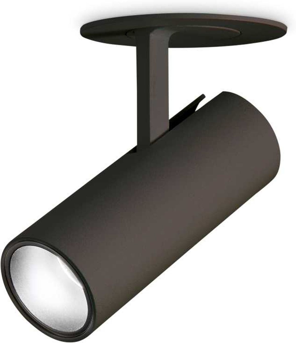 Play, Indbygningslampe, 7W, LED, sort, aluminium, metal, Ø87xH125mm