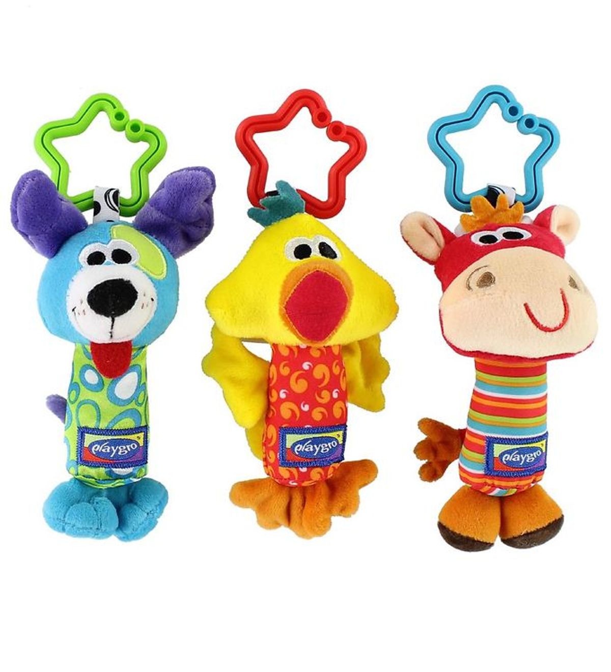 Playgro Barnevognsophæng - 3-pak - Tinkle Trio