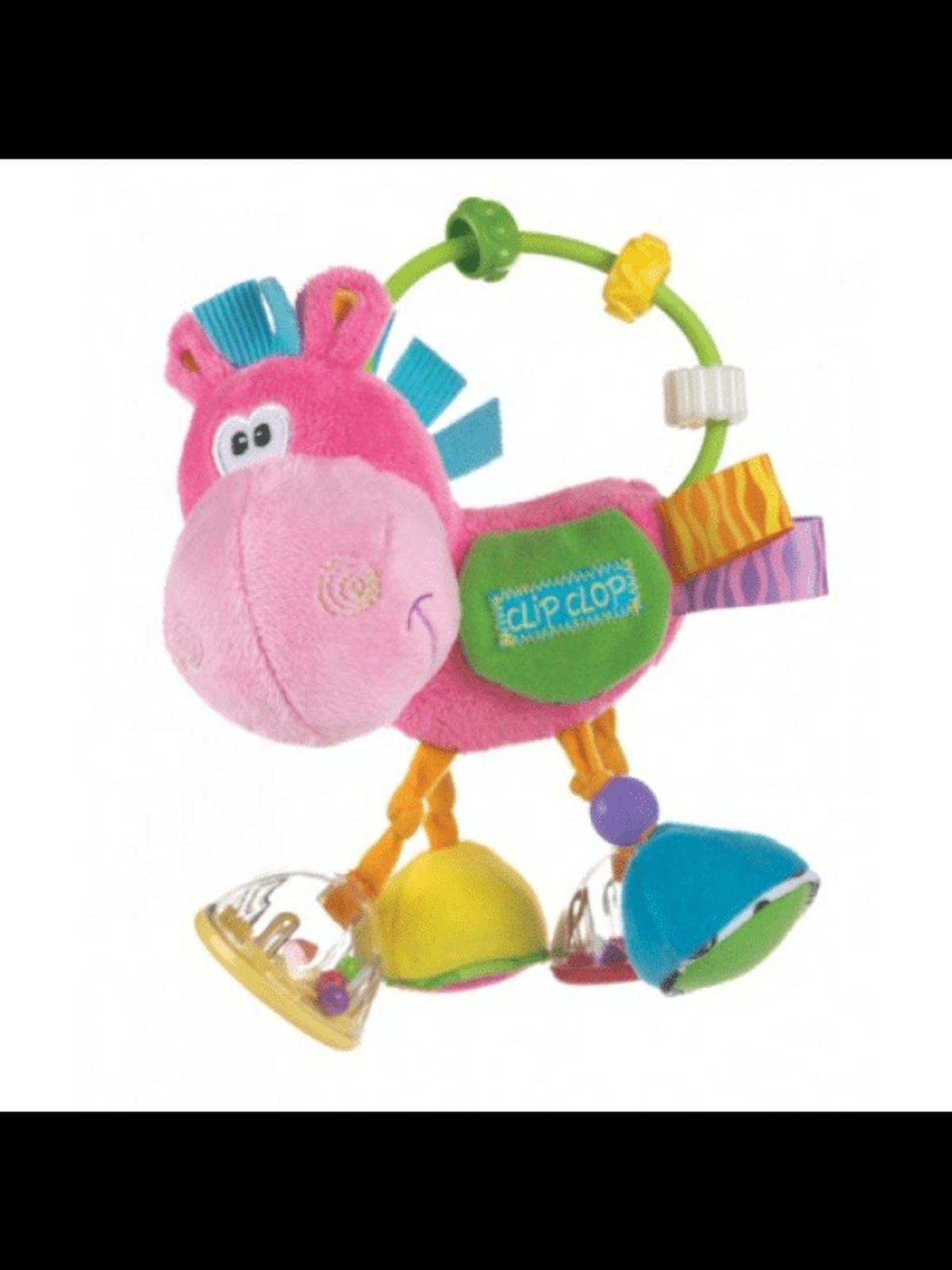 Playgro Hesten Clip Clop Rangle, Pink - aktivitets legetøj - Legekammeraten.dk