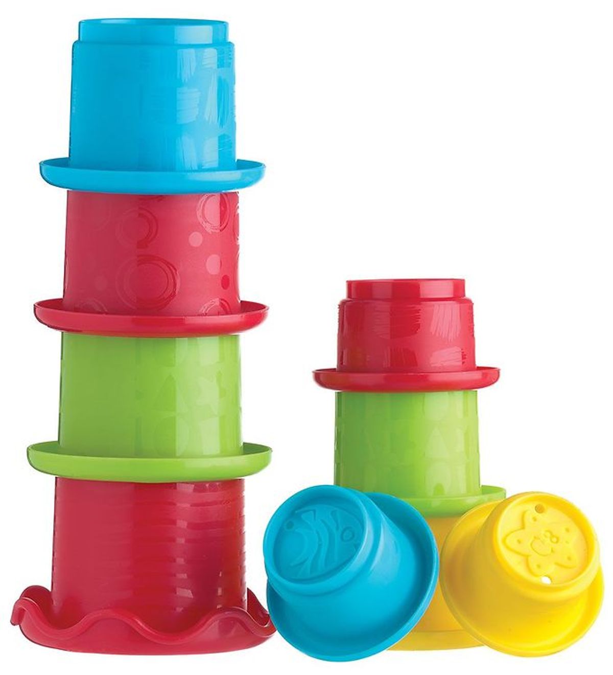 Playgro Stablelegetøj - Stabelkopper - 9 stk - Multifarvet