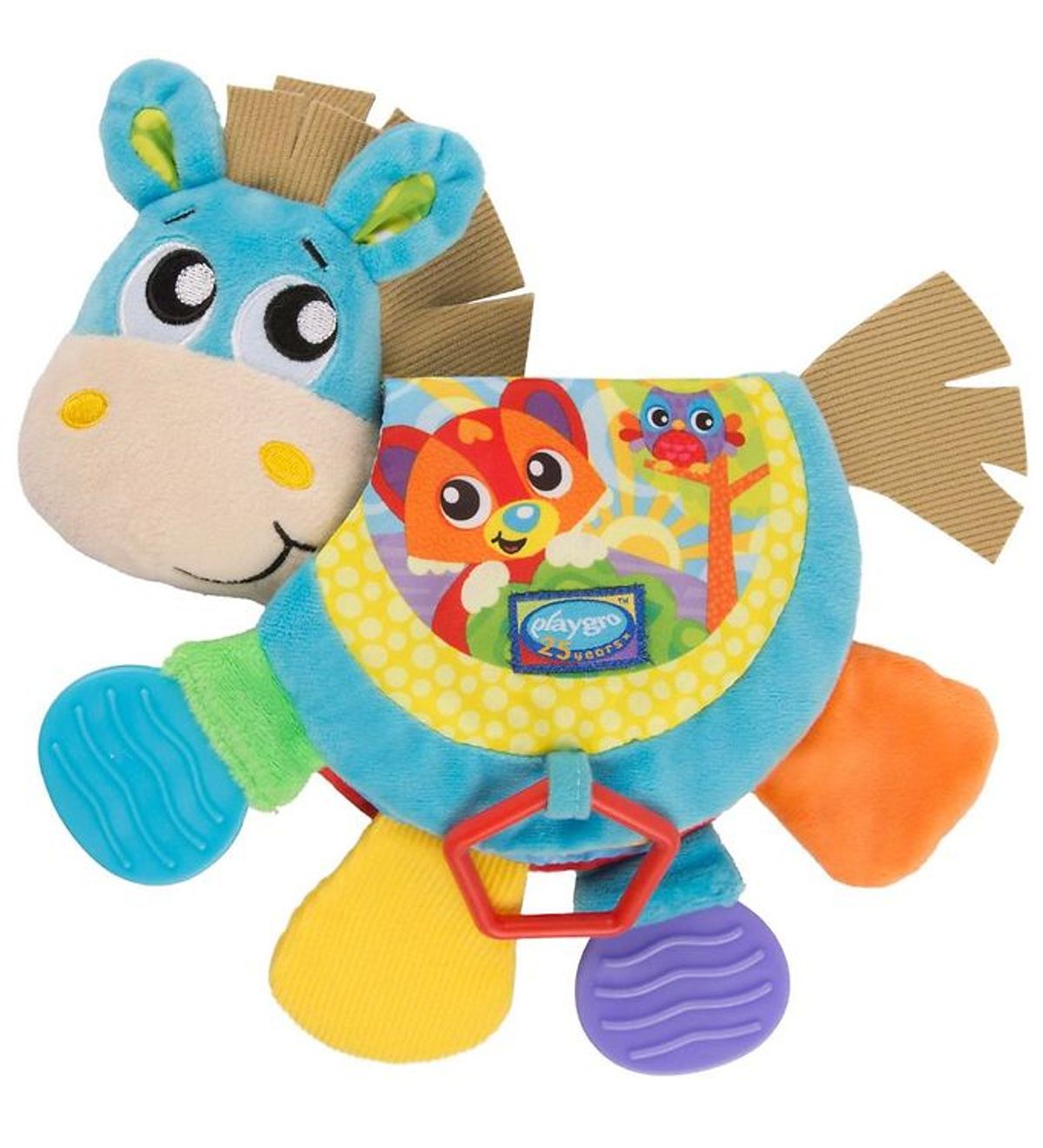 Playgro Stofbog - Musical Clip Clop