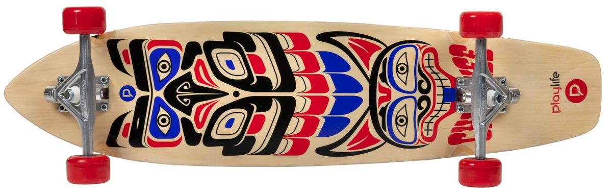 Playlife Longboard Cherokee Skateboard