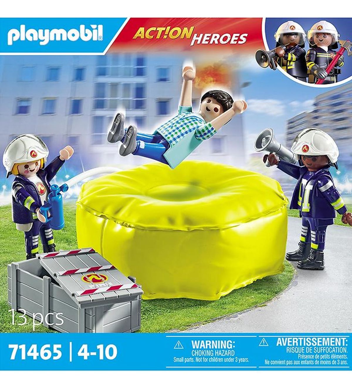 Playmobil Action Heroes - Brandmand med Luftpude - 71465 - 13 De