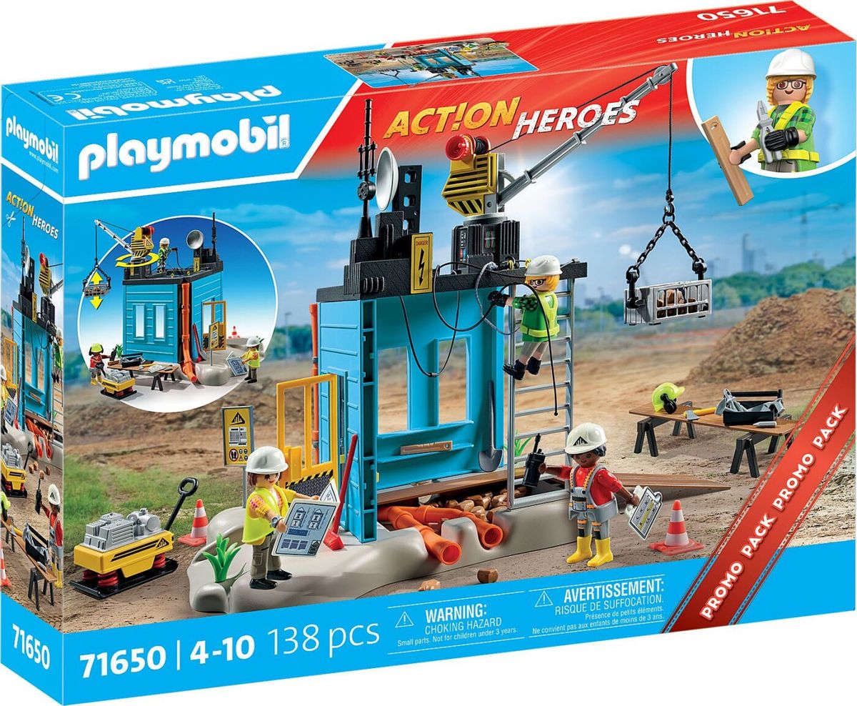 Playmobil Action Heroes - Byggeplads - 71650