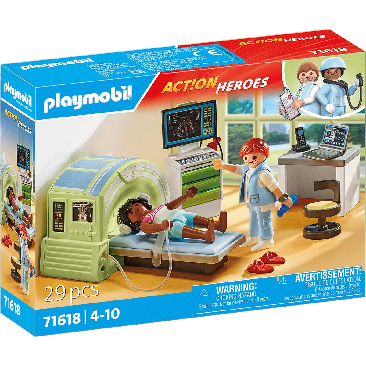 Playmobil Action Heroes - Mr-skanner Med Patient - 71618