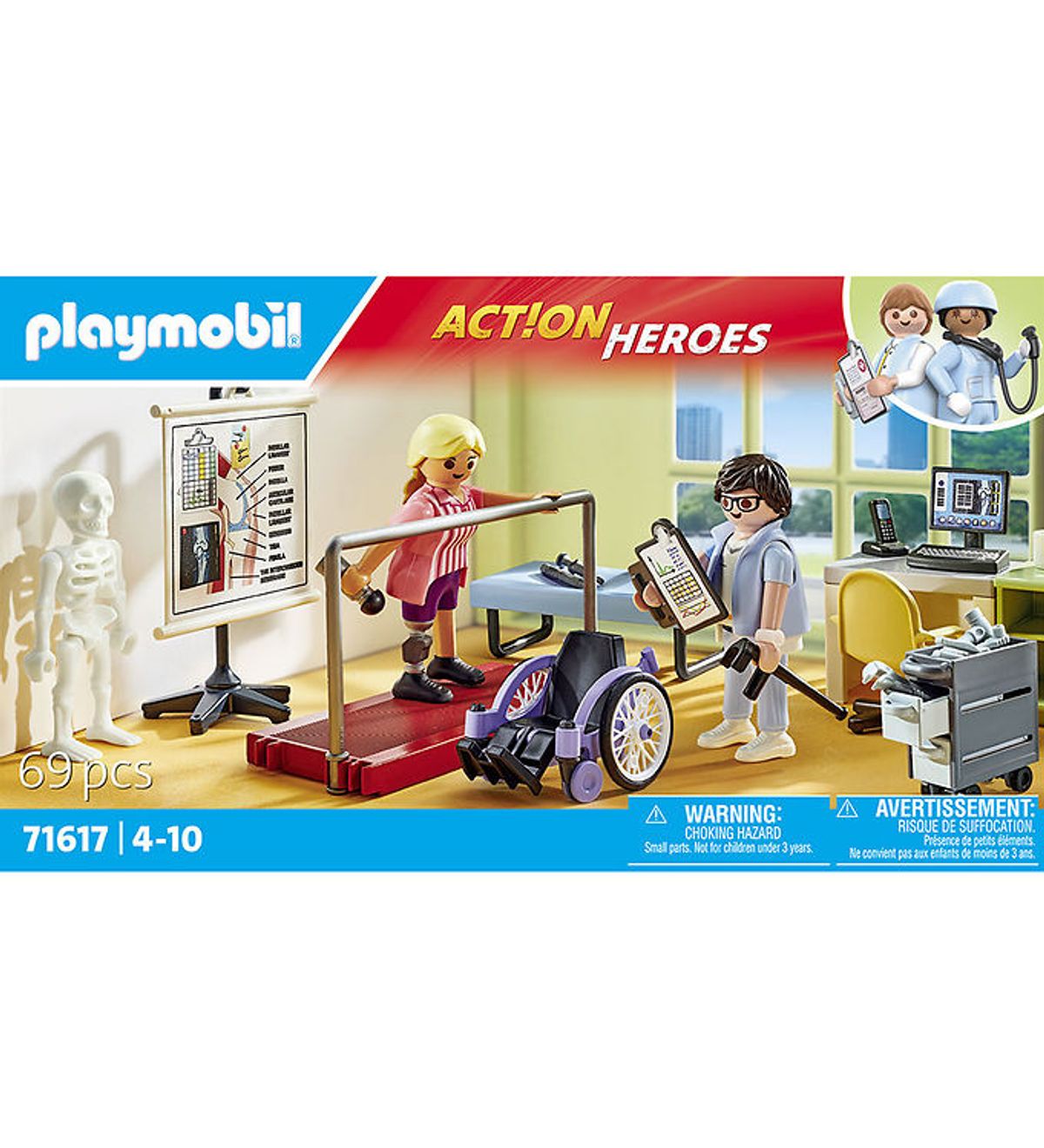 Playmobil Action Heroes - Ortopæd - 71617 - 69 Dele