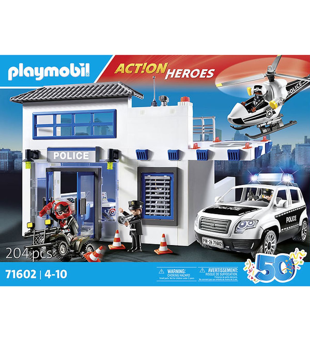 Playmobil Action Heroes - Politistation - 71602 - 204 Dele