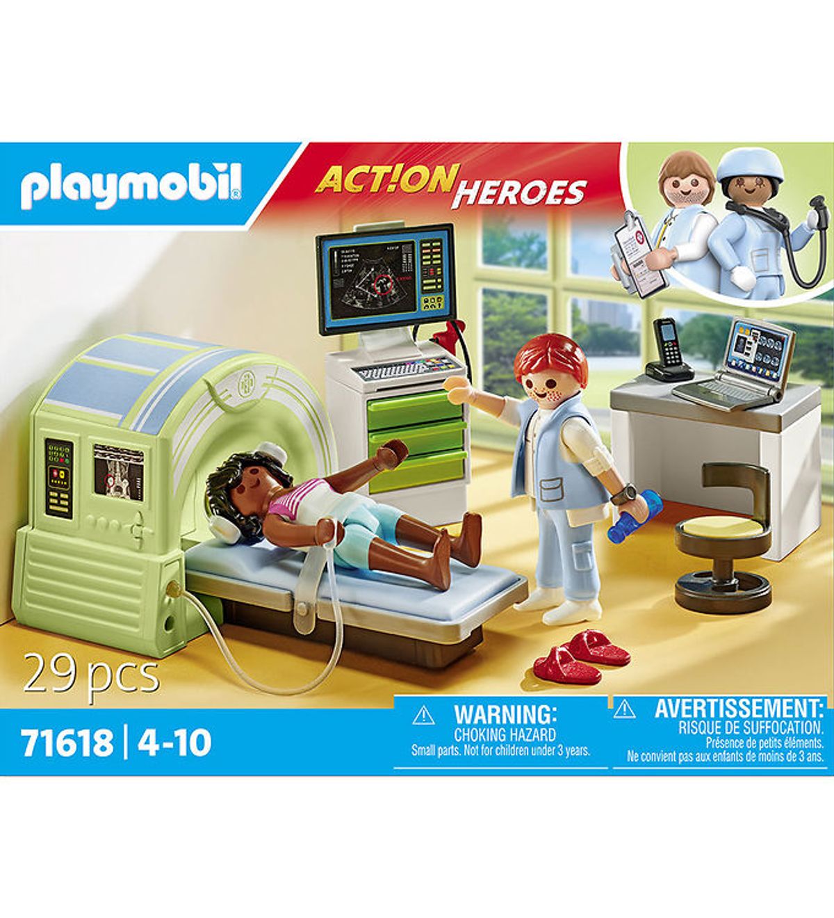 Playmobil Action Heroes - Radiolog med Patient - 71618 - 29 Dele