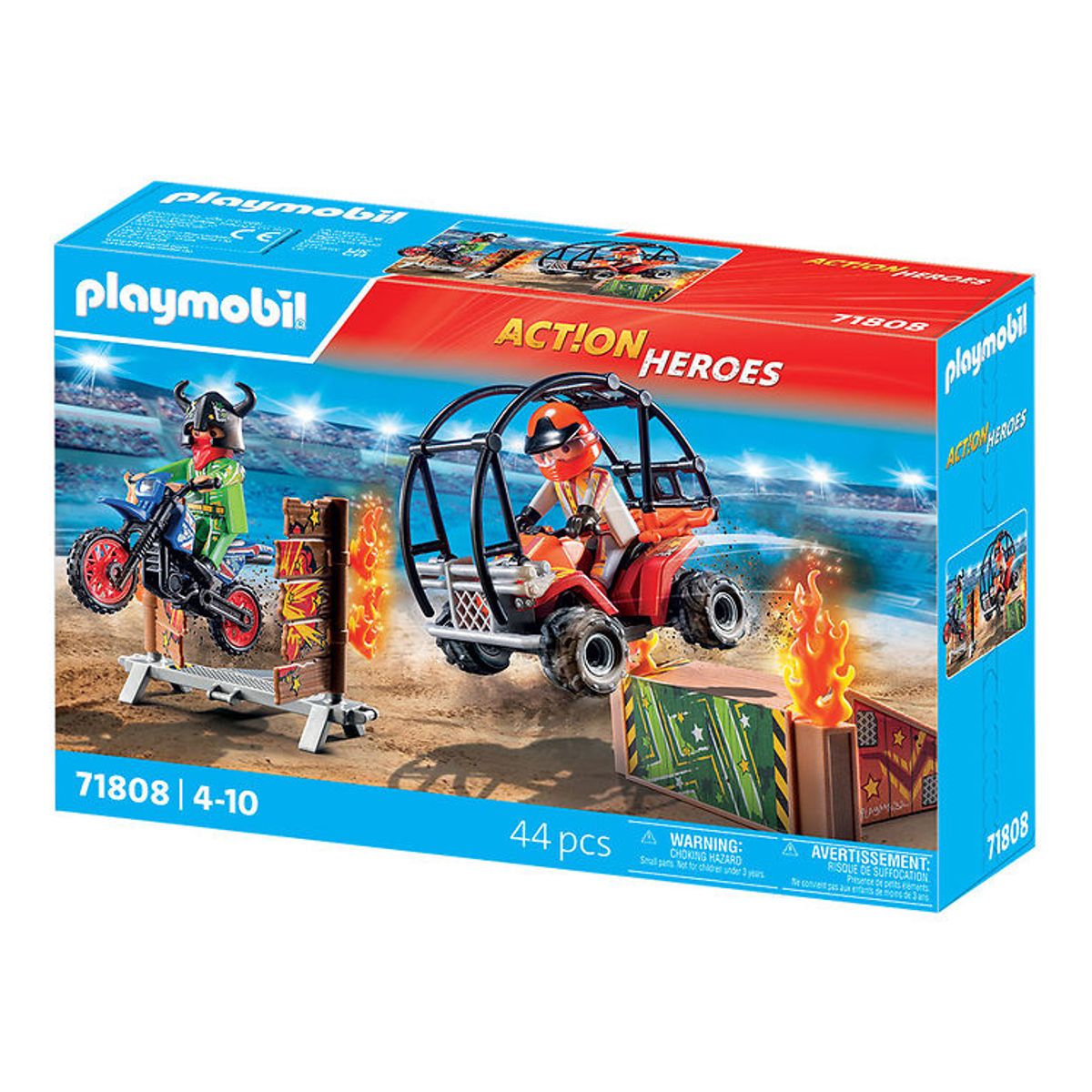 Playmobil Action Heroes - Stunt Show - 71808 - 44 Dele