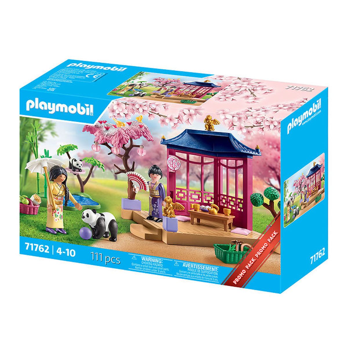 Playmobil - Asiatisk Have m. Panda - 71762 - 111 Dele