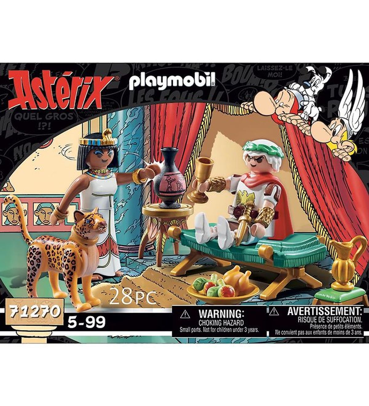 Playmobil Asterix - Caesar & Cleopatra - 71270 - 28 Dele