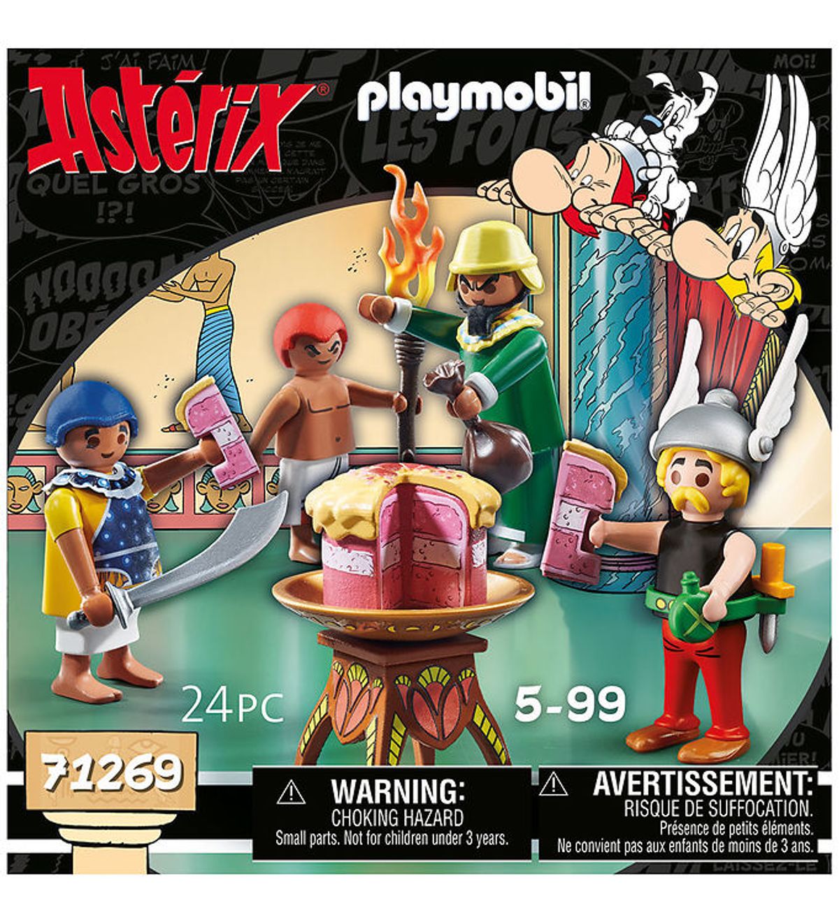 Playmobil Asterix - Criminalis' Forgiftede Kage - 24 Dele - 7126