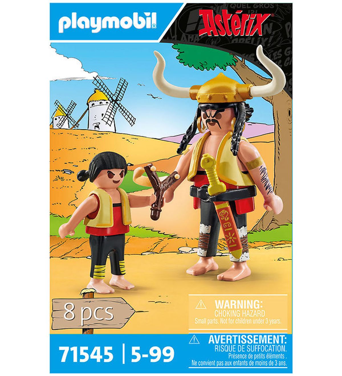 Playmobil Asterix - Huevos Y Bacon og Pepe - 71545 - 8 Dele