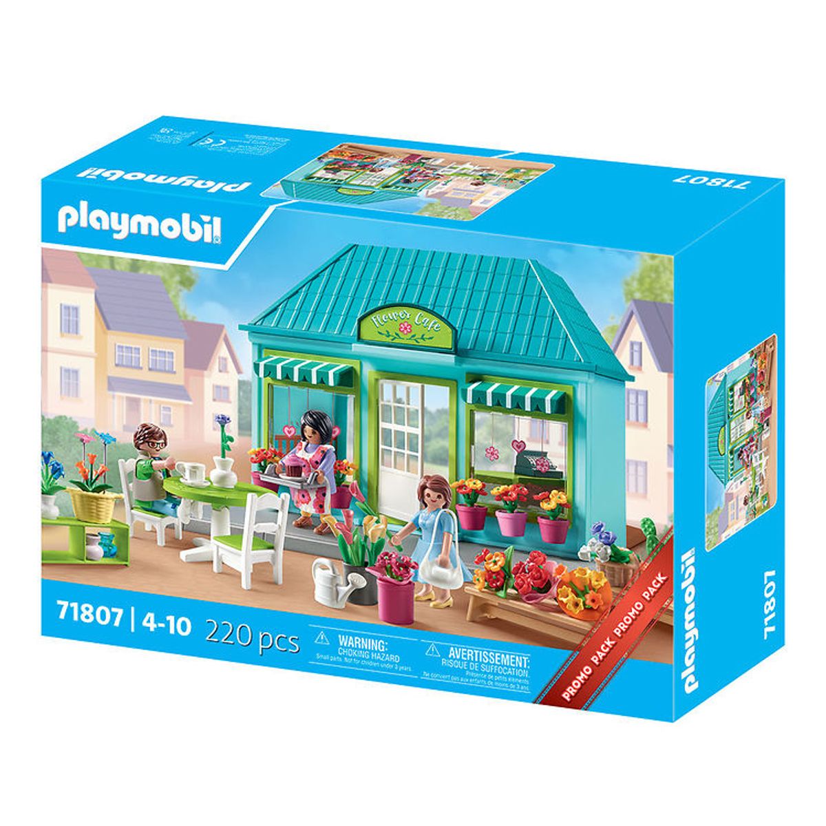 Playmobil - Blomsterhandler-café - 71807 - 220 Dele