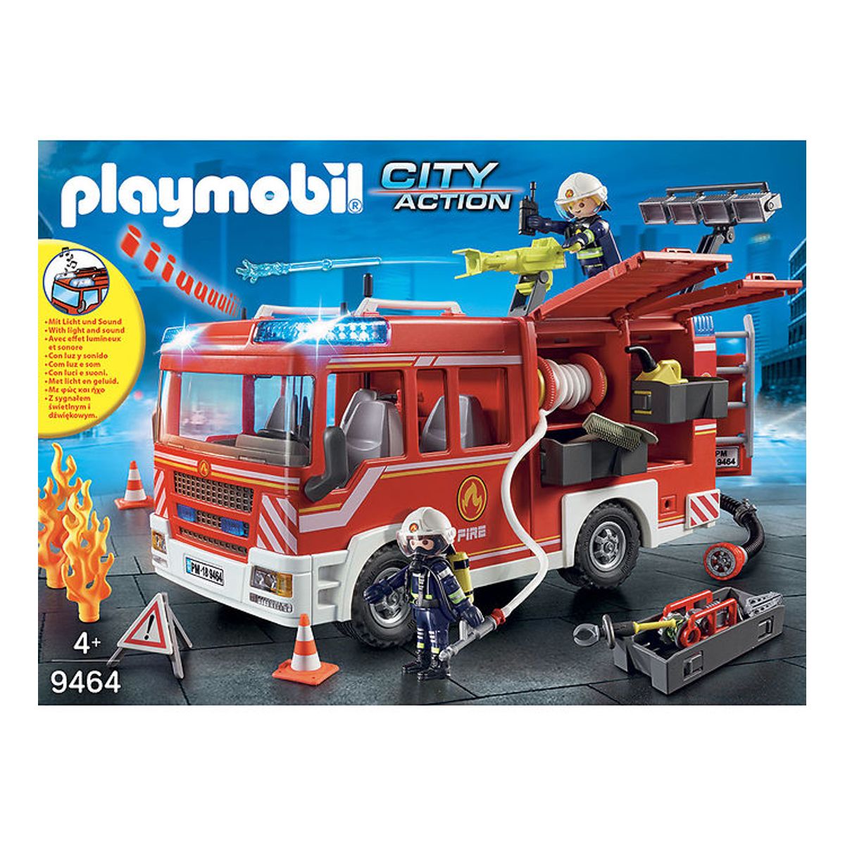 Playmobil City Action - Brandbil - 9464 - 138 Dele