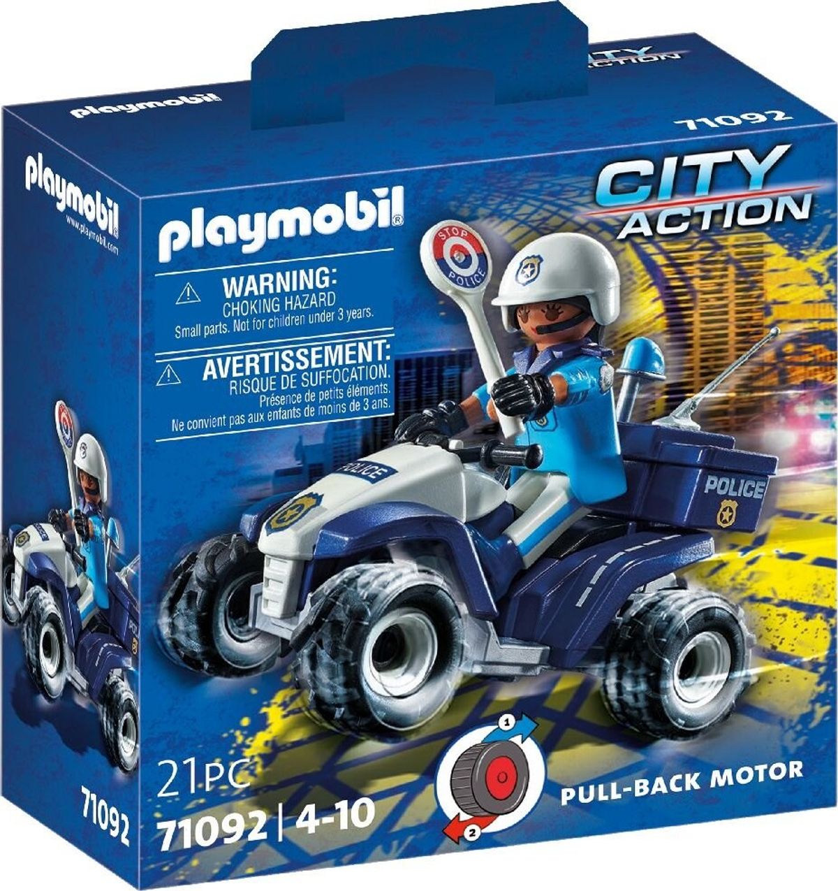 Playmobil City Action - Politi Speed Quad - 71092