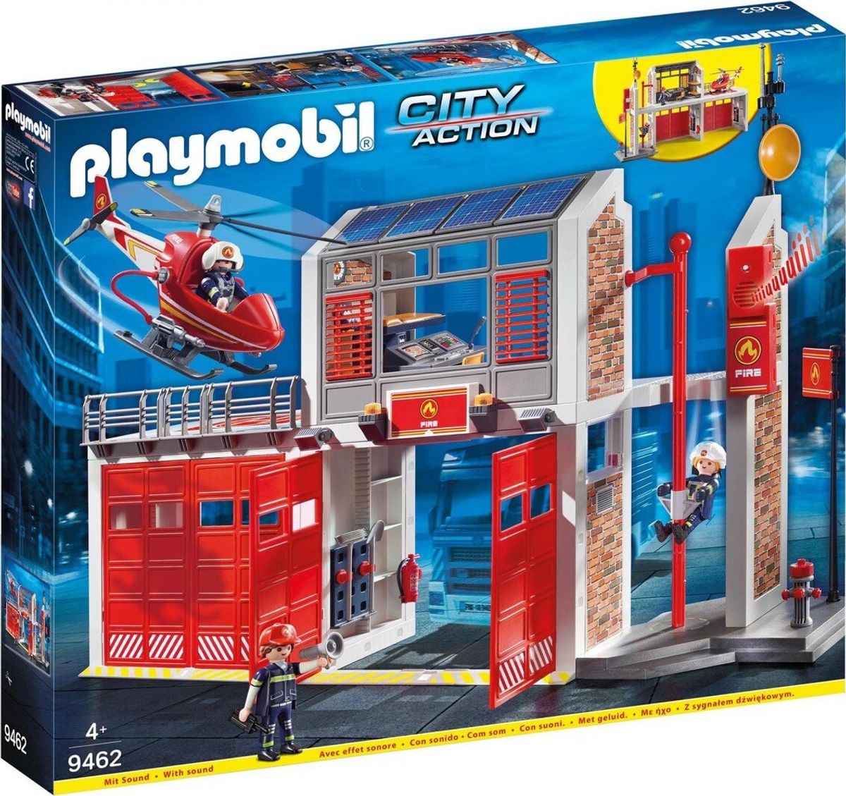 Playmobil City Action - Stor Brandstation - 9462