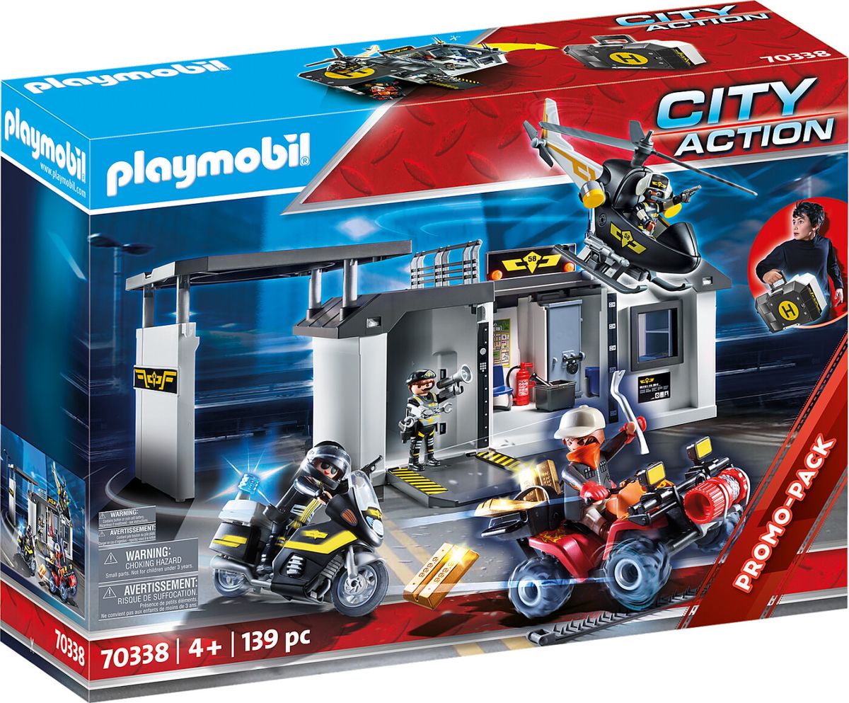 Playmobil City Action - Transportabelt Hovedkvarter - 70338