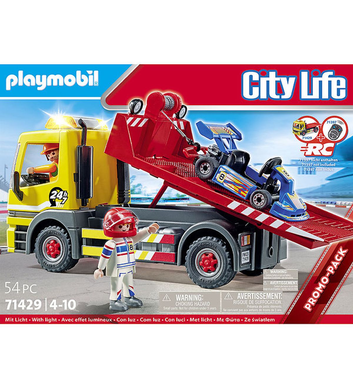 Playmobil City Life - Bugseringsservice - 71429 - Lys - 54 Dele