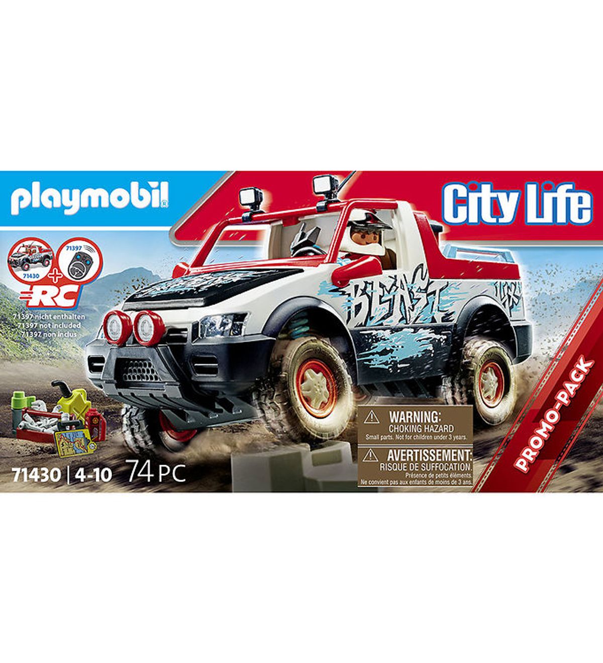 Playmobil City Life - Rally-bil - 71430 - 74 Dele