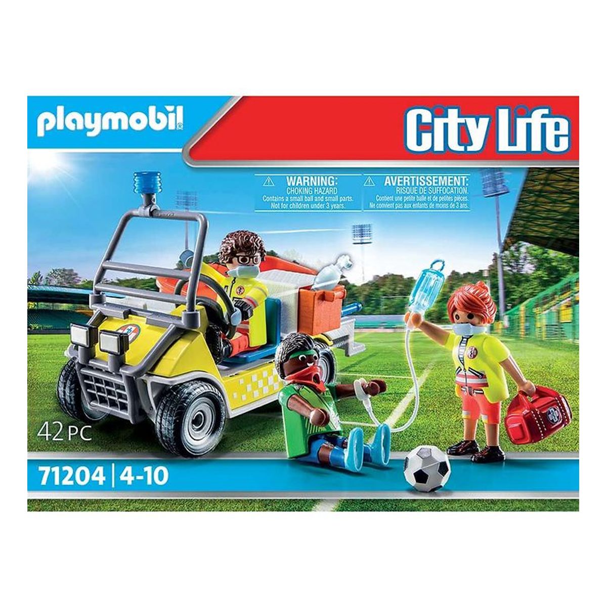 Playmobil City Life - Rednings Bil - 71204 - 42 Dele