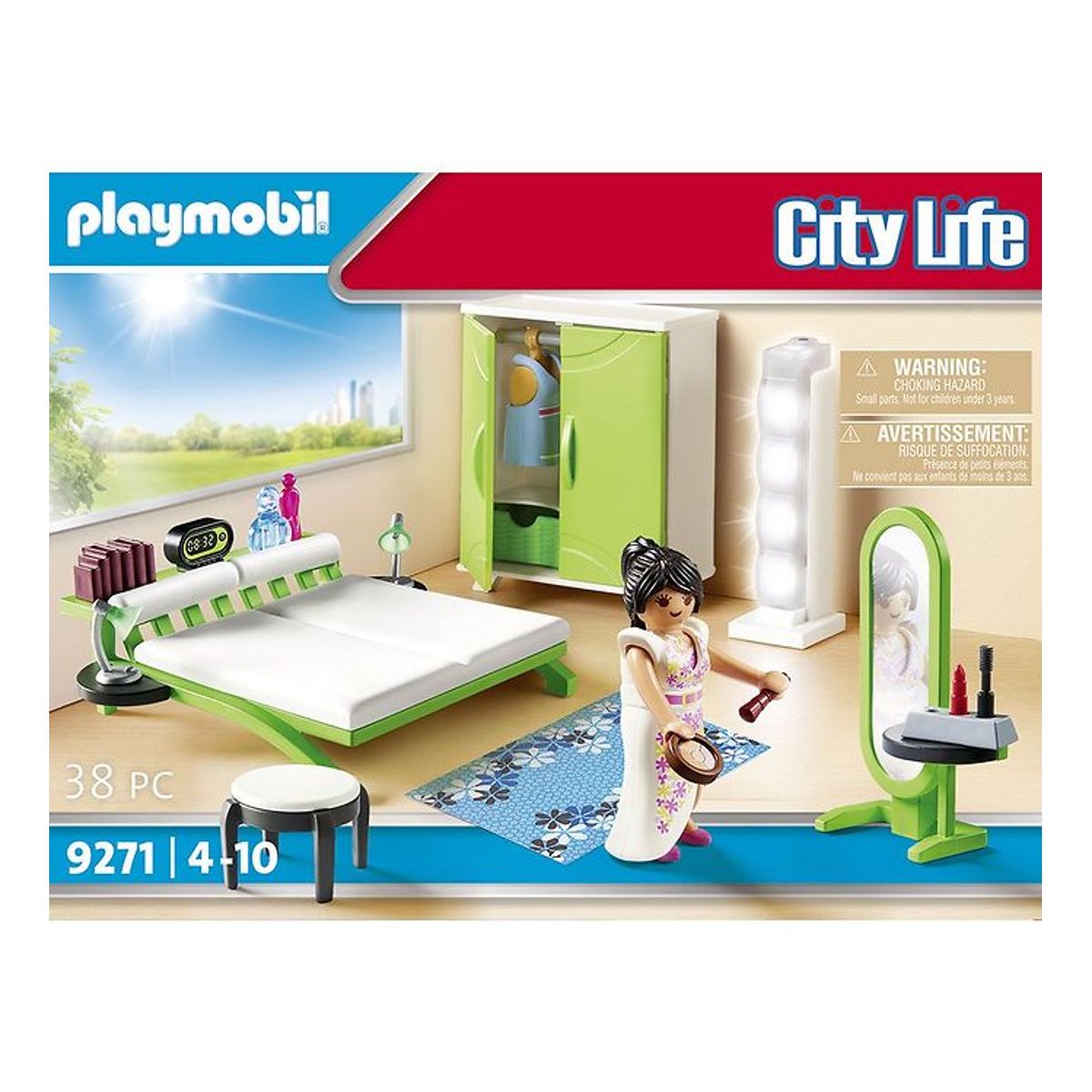 Playmobil City Life - Soveværelse - 9271 - 38 Dele