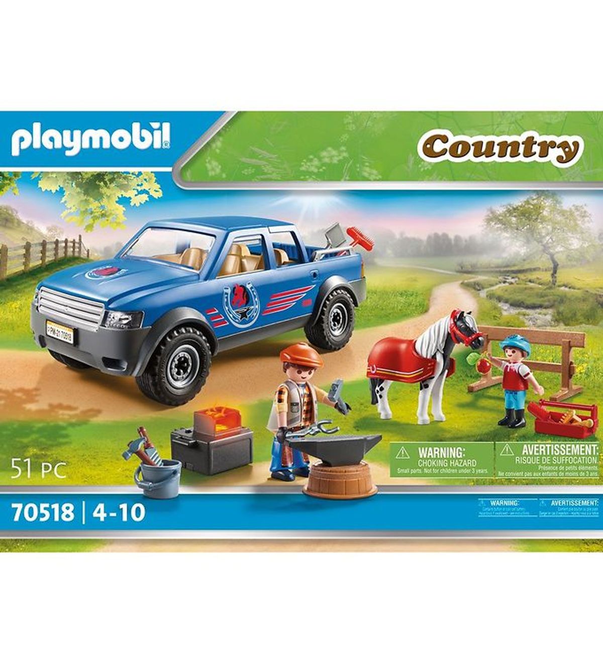 Playmobil Country - Mobil Smed 70518 - 51 Dele