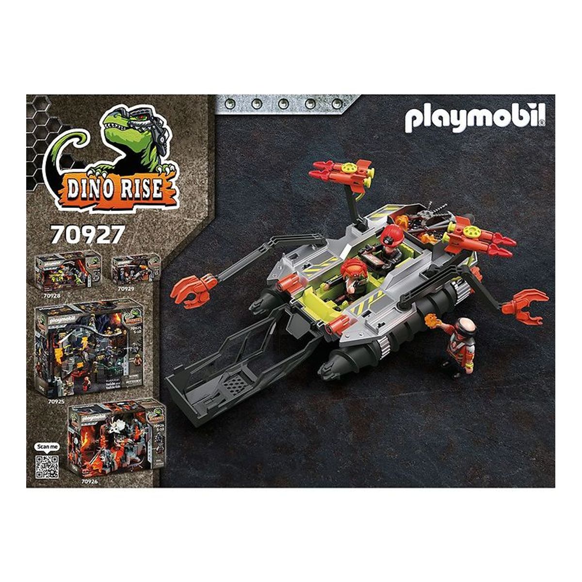 Playmobil Dino Rise - Comet Corp. Nedbrydningsbor - 70927 - 85 D