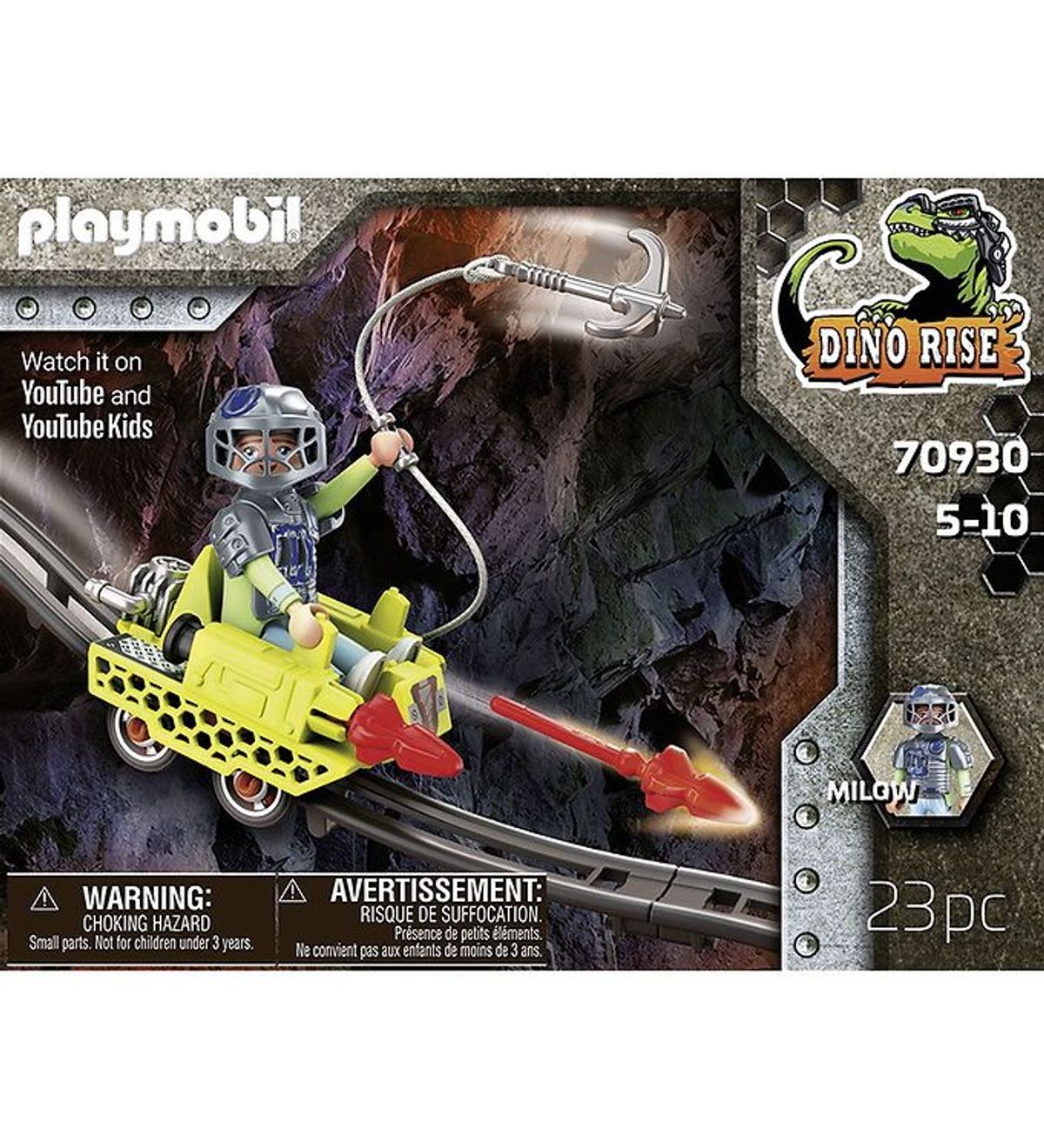 Playmobil Dino Rise - Mine Cruiser - 70930 - 23 Dele