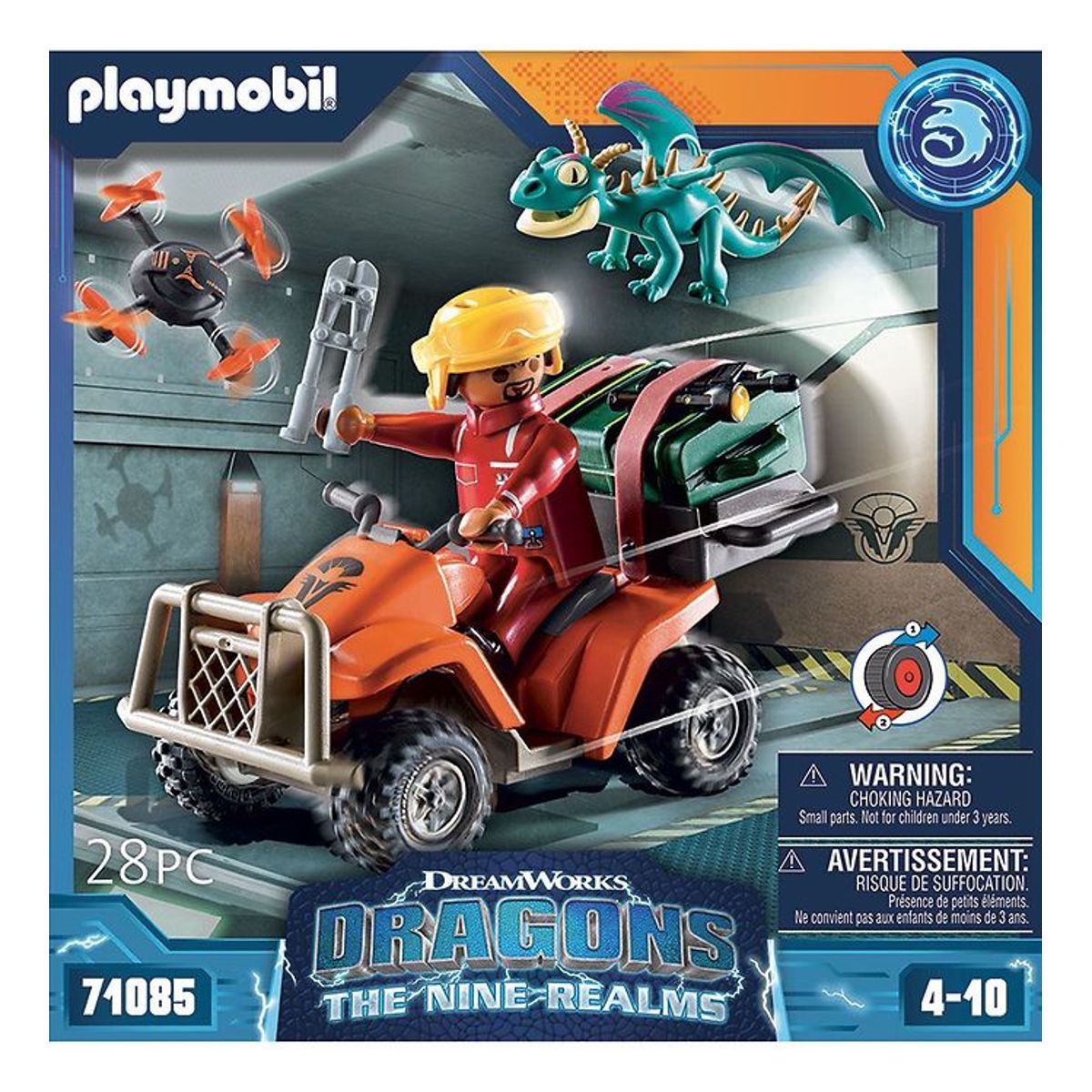 Playmobil Dragons: The Nine Realms - Icaris ATV & Phil - 71085 -