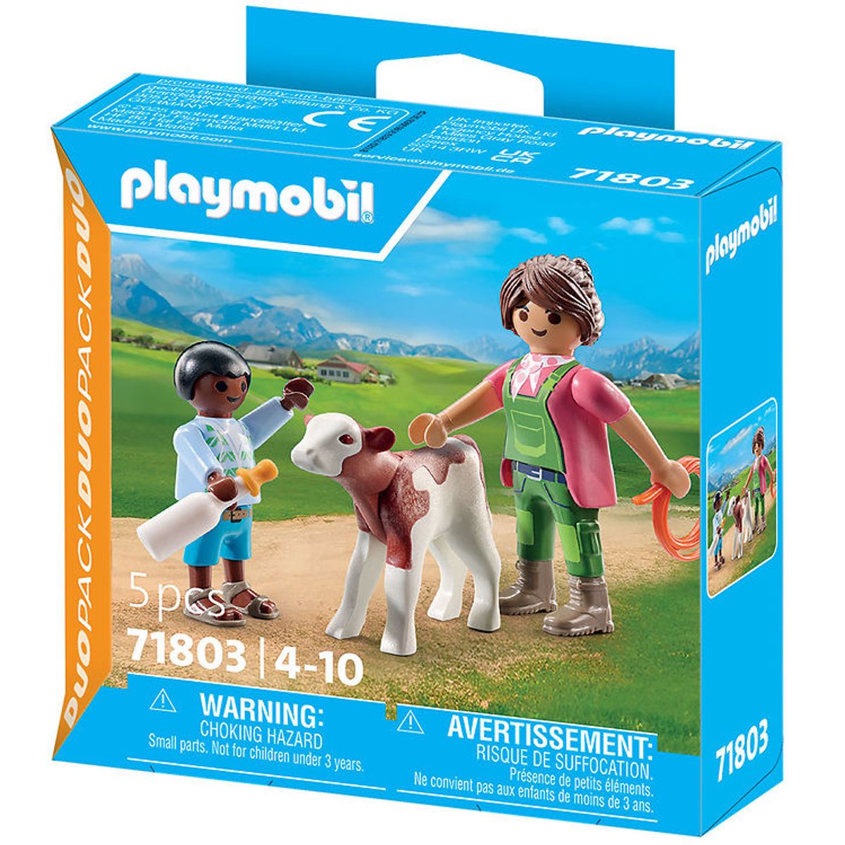 Playmobil DuoPack - Bonde m. Kalv - 71803 - 5 Dele