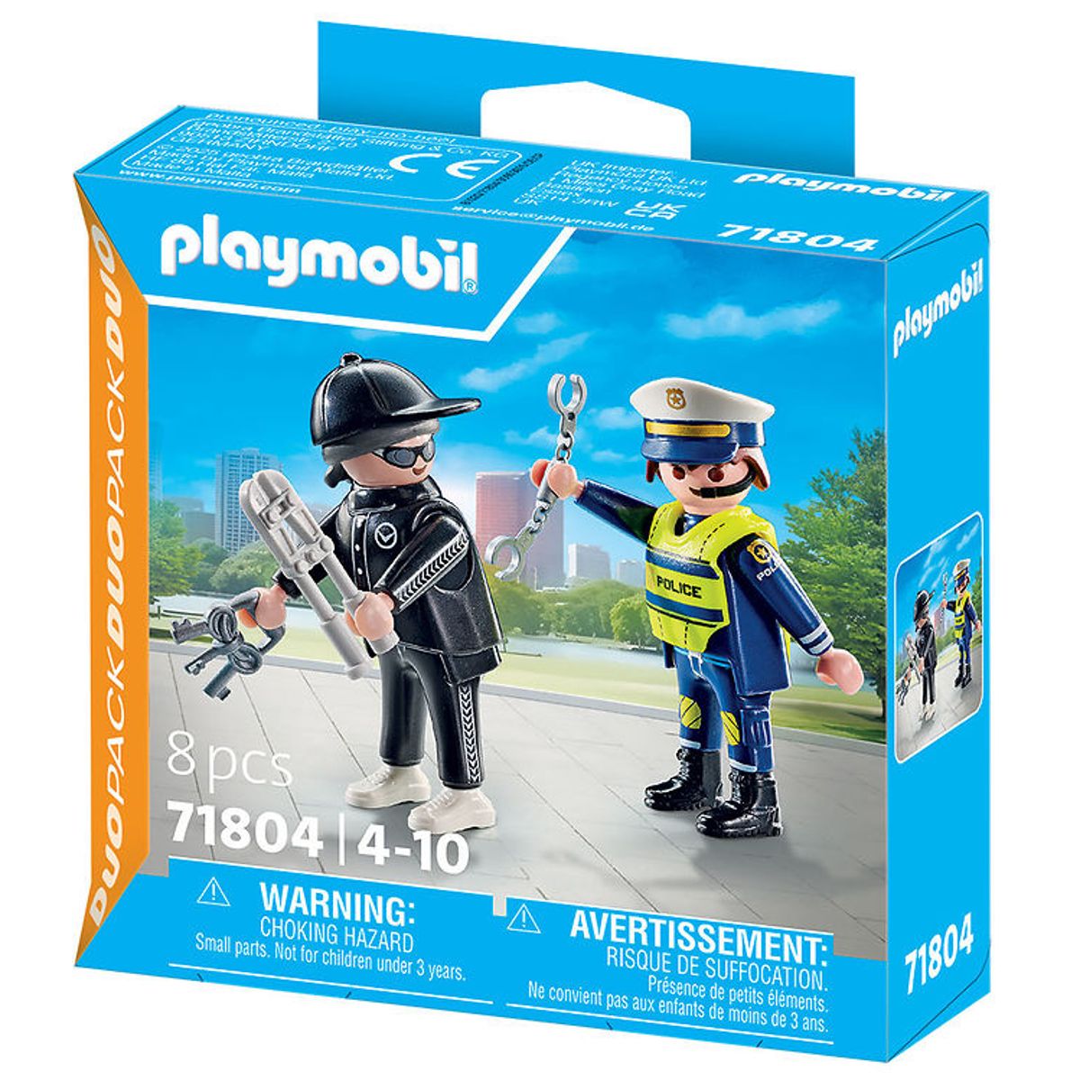 Playmobil DuoPack - Politi Og Røver - 71804 - 8 Dele