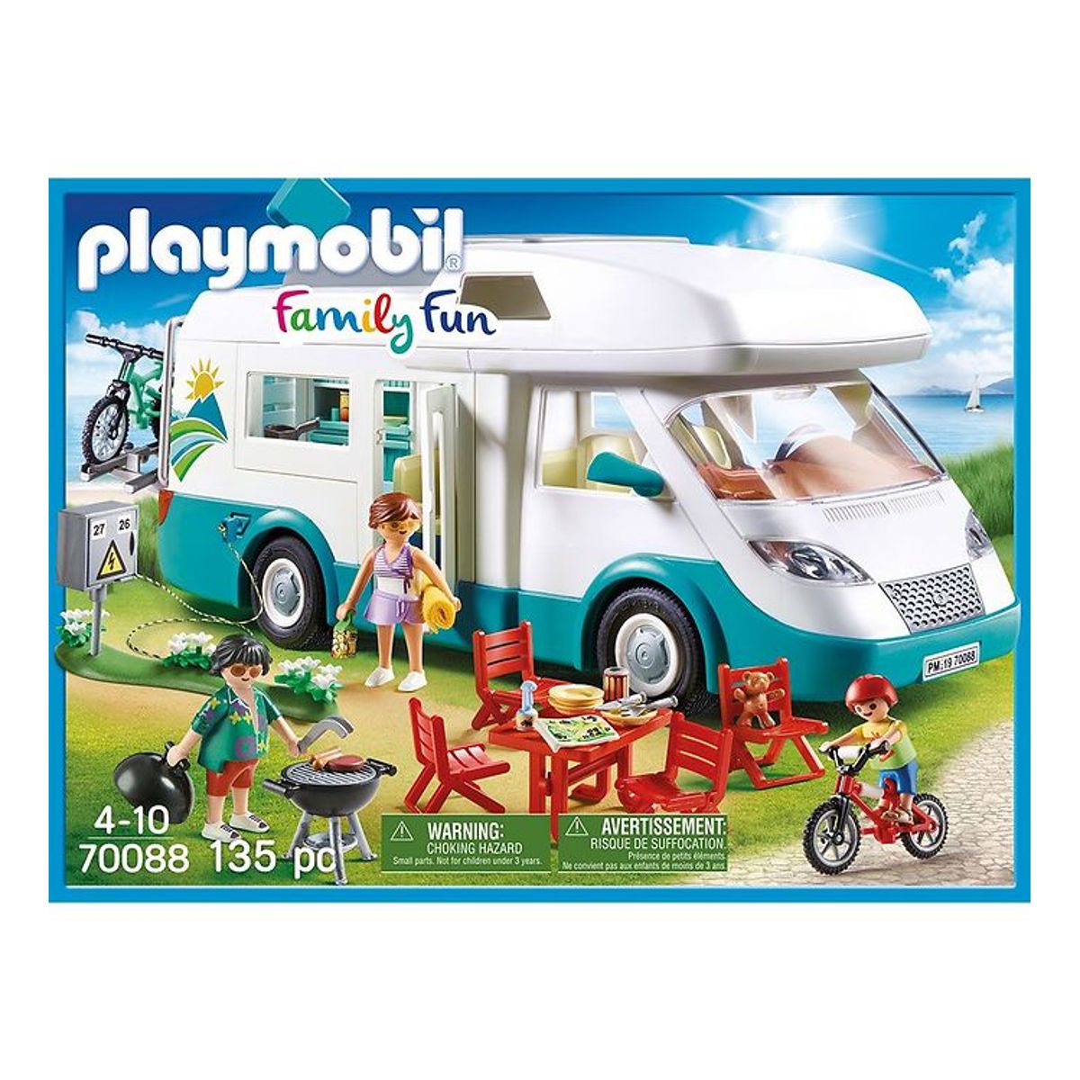 Playmobil Family Fun - Autocamper - 70088 - 135 Dele