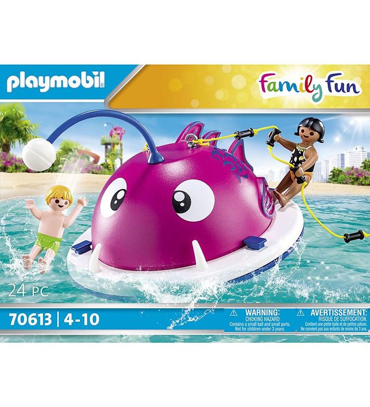 Playmobil Family Fun - Klatre-svømmeø - 70613 - 24 Dele