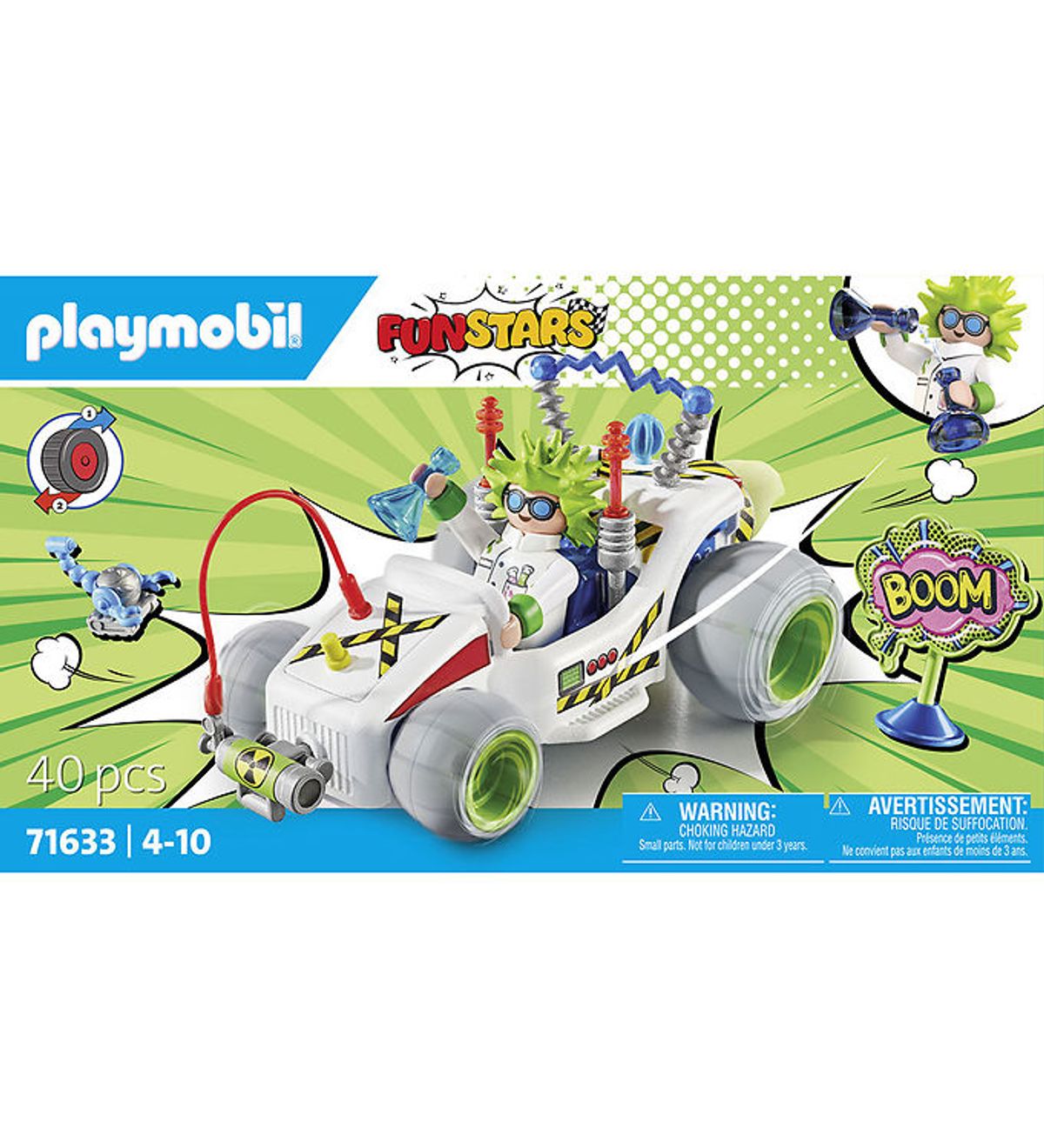 Playmobil Funstars - Racing Professor - 71633 - 40 Dele