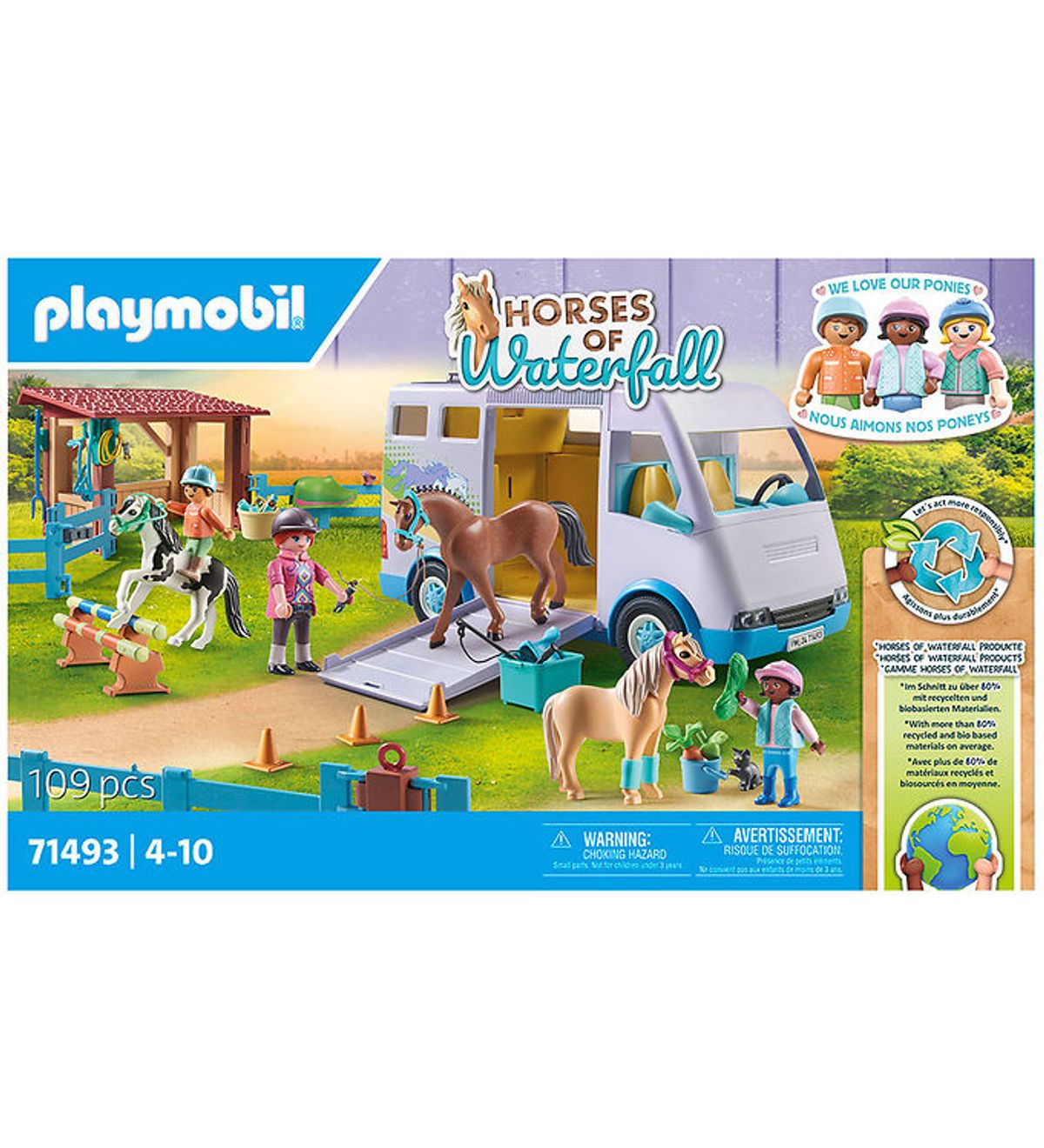 Playmobil Horses Of Waterfall - Mobil Rideskole - 71493 - 109 De