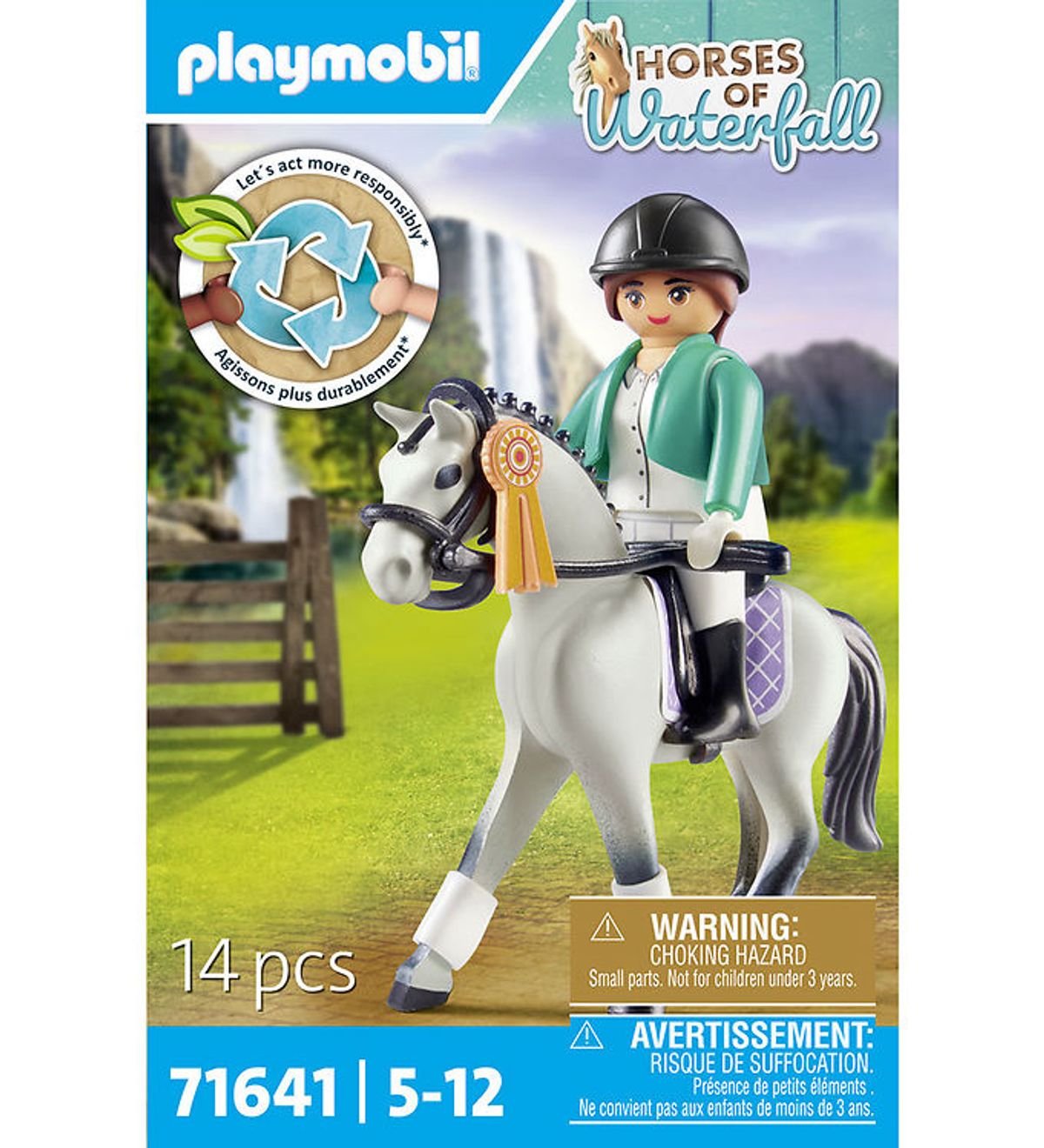 Playmobil Horses Of Waterfall - Turneringsrytter - 71641 - 14 De