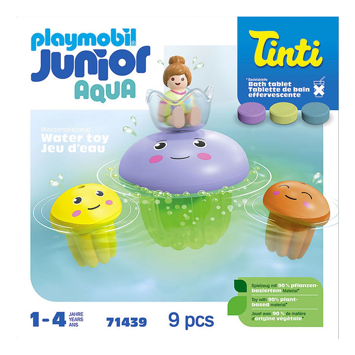 Playmobil Junior Aqua - Junior & Tinti Colourful Jelly Fish - 71