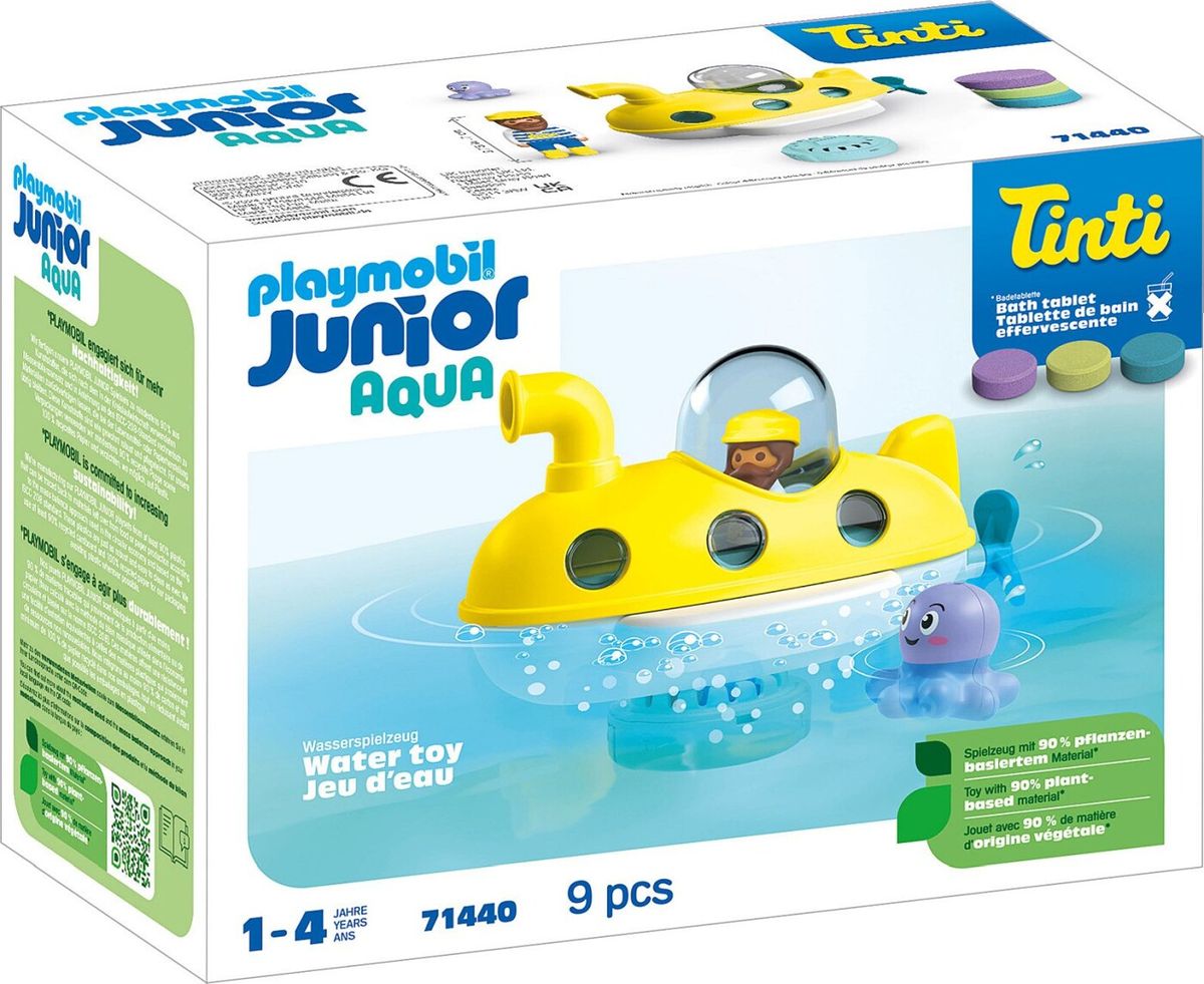 Playmobil Junior Aqua - Tinti - Farverig Undervandsbåd - 71440