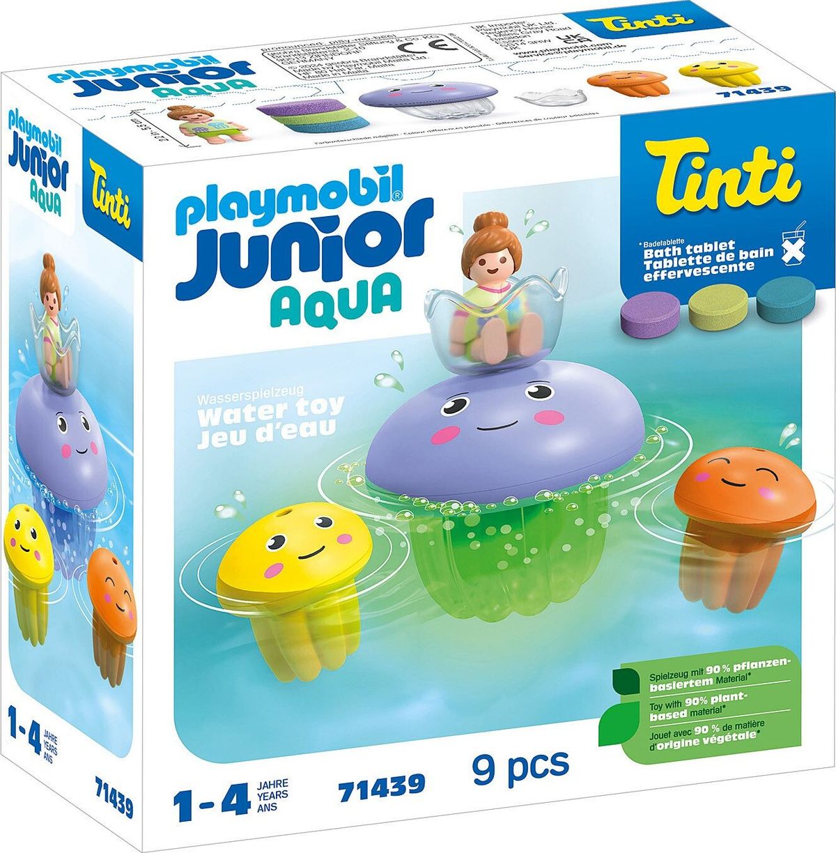 Playmobil Junior Aqua - Tinti - Farverig Vandmand Familie - 71439