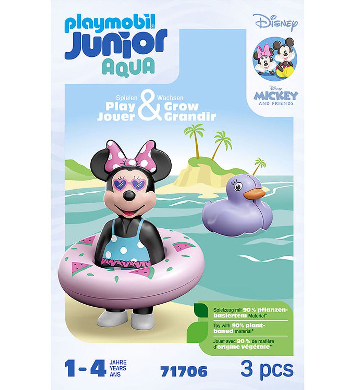 Playmobil Junior & Disney: Aqua - Minnie's Strandtur - 717