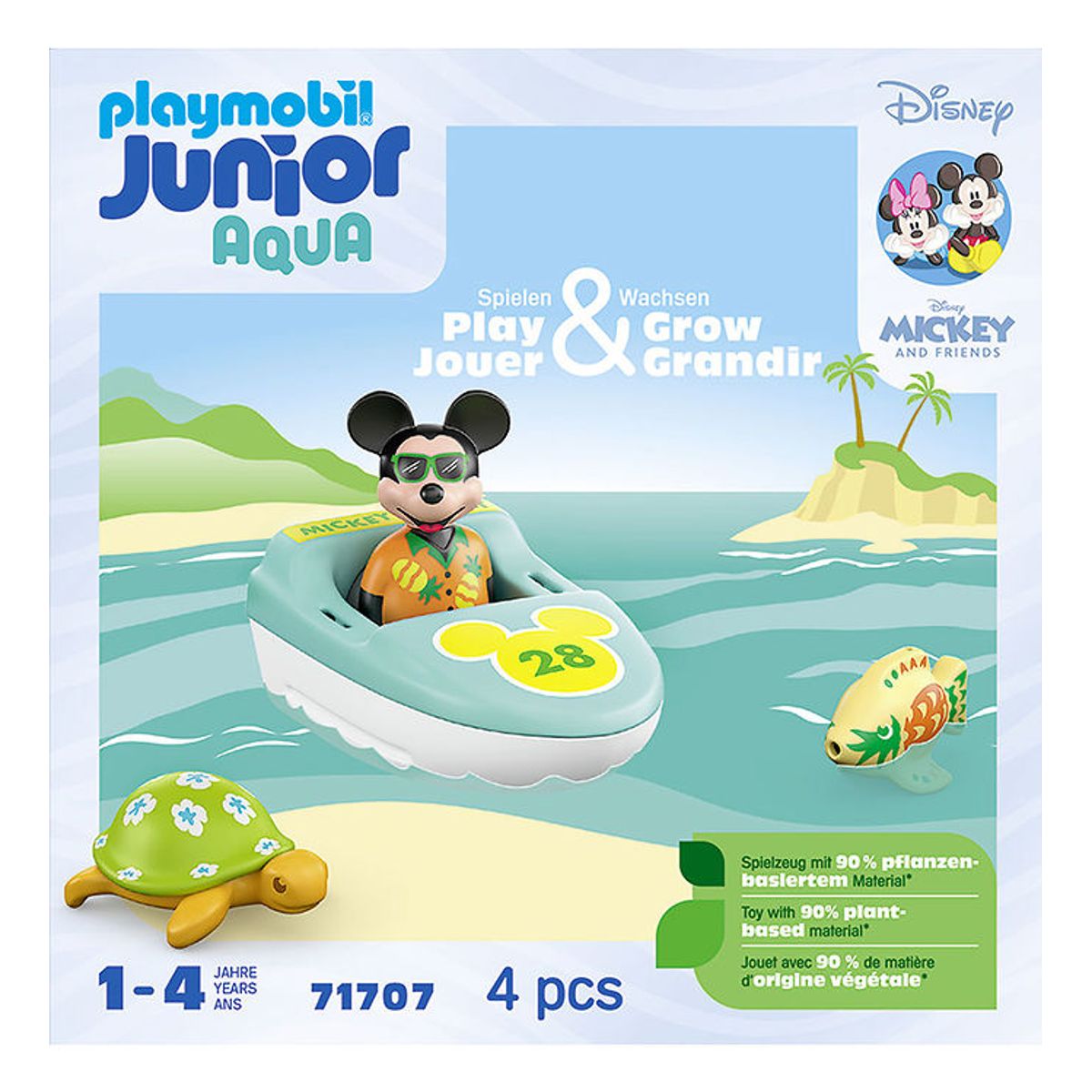 Playmobil Junior & Disney - Junior Aqua - Mickey's Bådtur - 7170