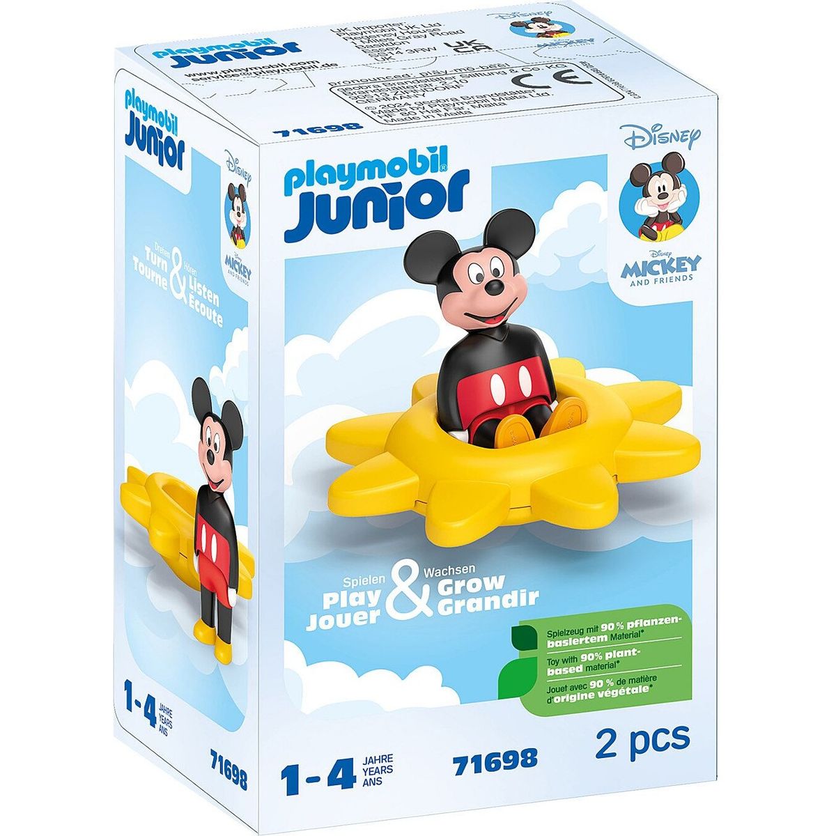 Playmobil Junior - Disney - Mickeys Rasle Drejesol - 71698