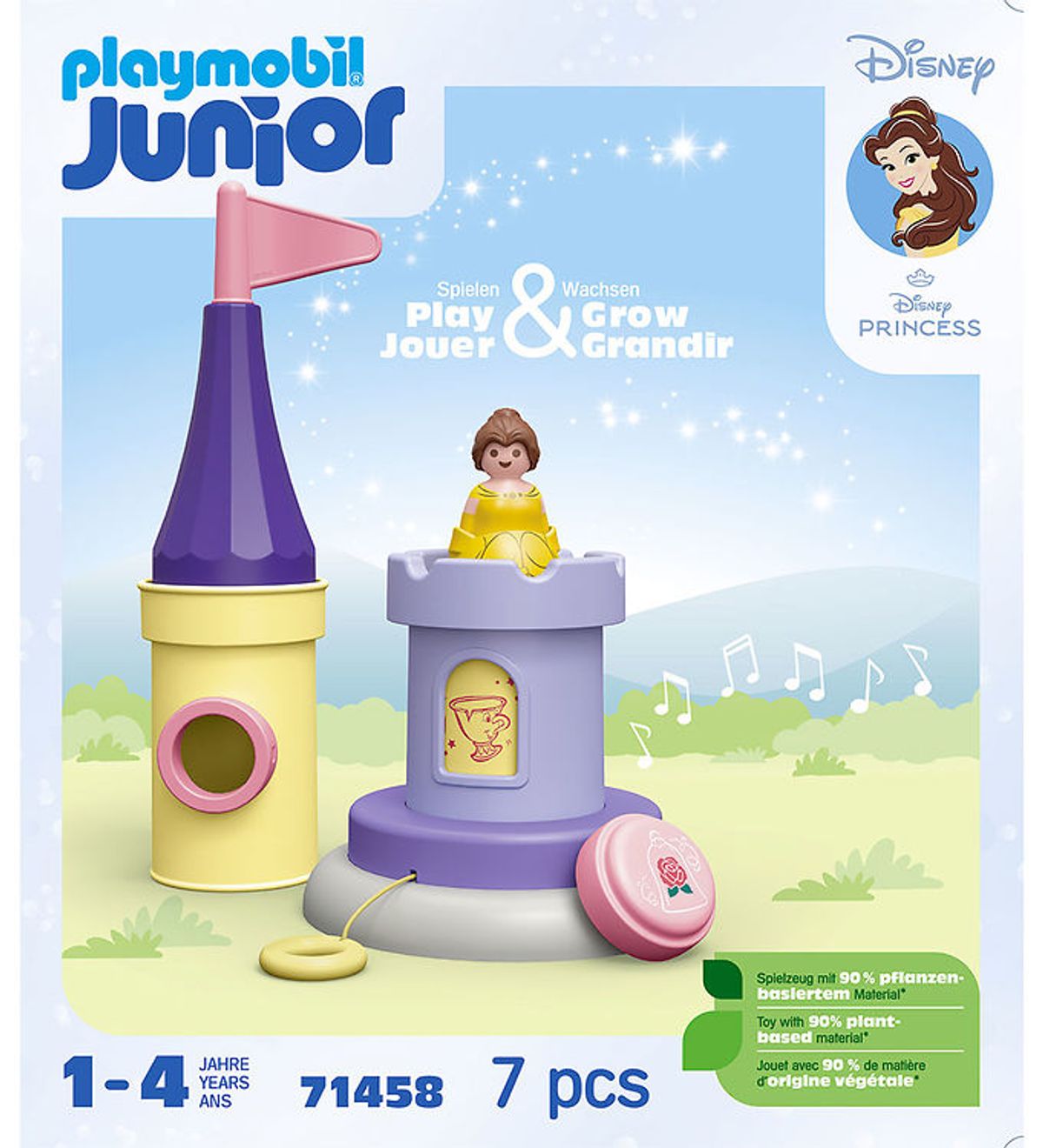 Playmobil Junior - Junior & Disney: Belles Legetårn Med Lyd - 71