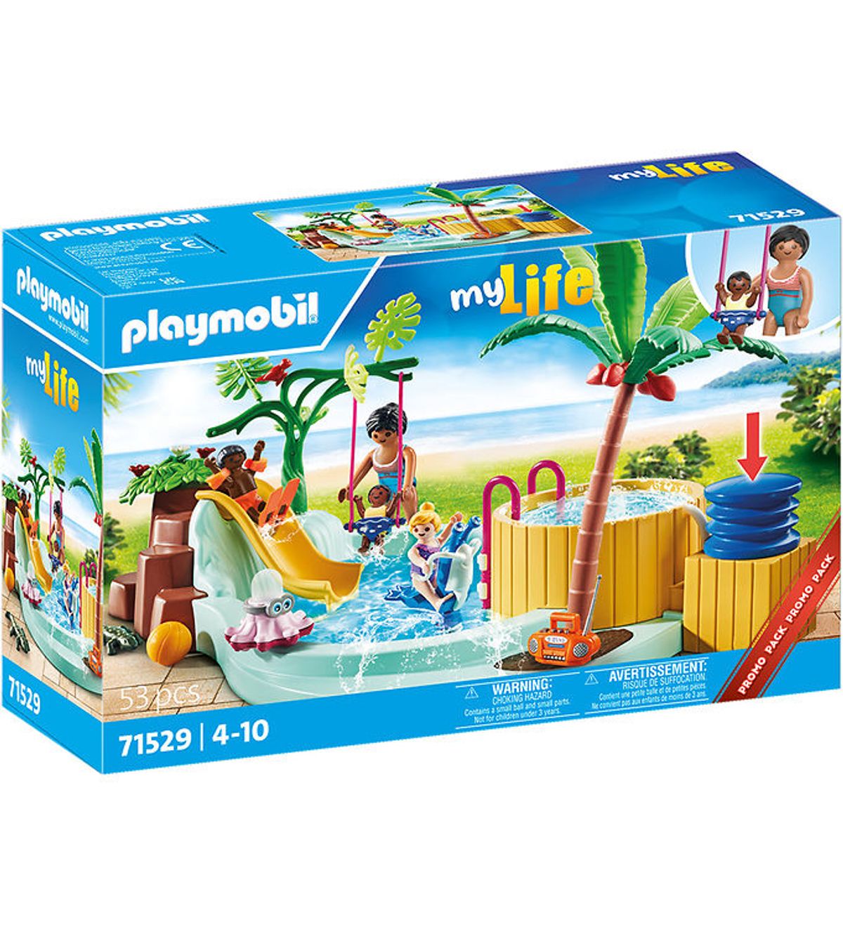 Playmobil My Life - Børne Pool - 71529 - 53 Dele