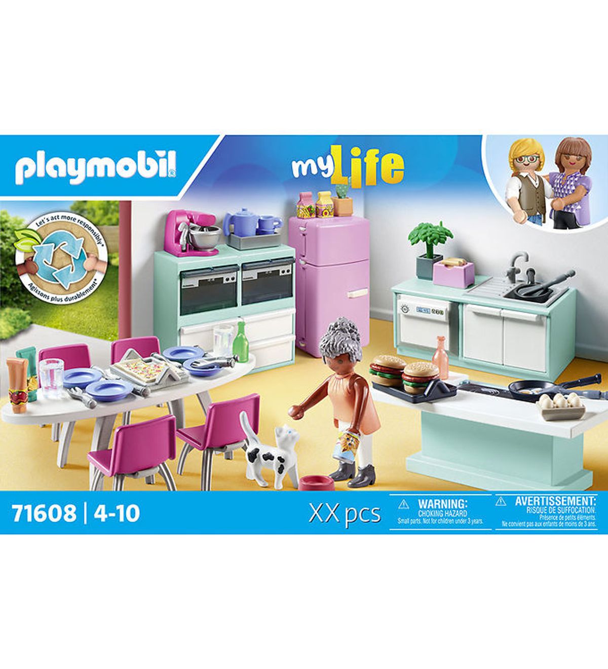 Playmobil My Life - Køkken med Spiseplads - 71608 - 105 Dele