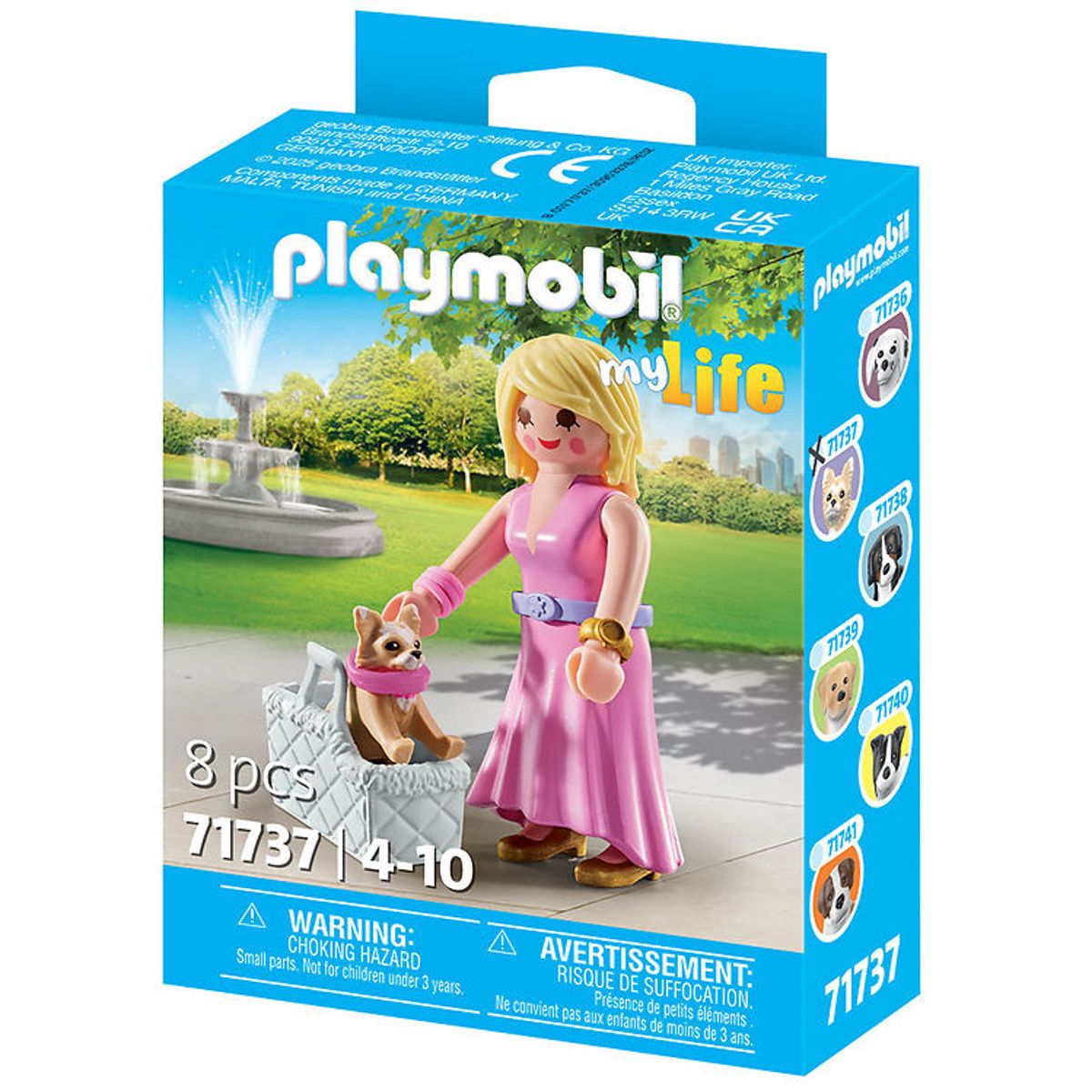 Playmobil My Life - Pige m. Chihuahua - 71737 - 8 Dele