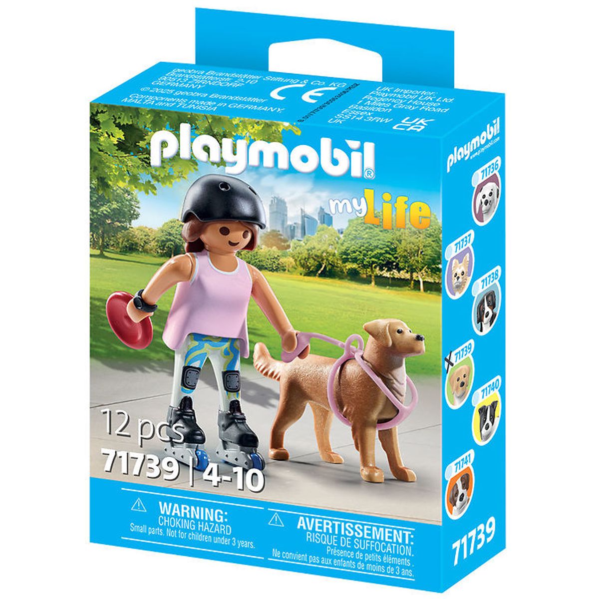 Playmobil My Life - Skater m. Retriever - 71739 - 12 Dele